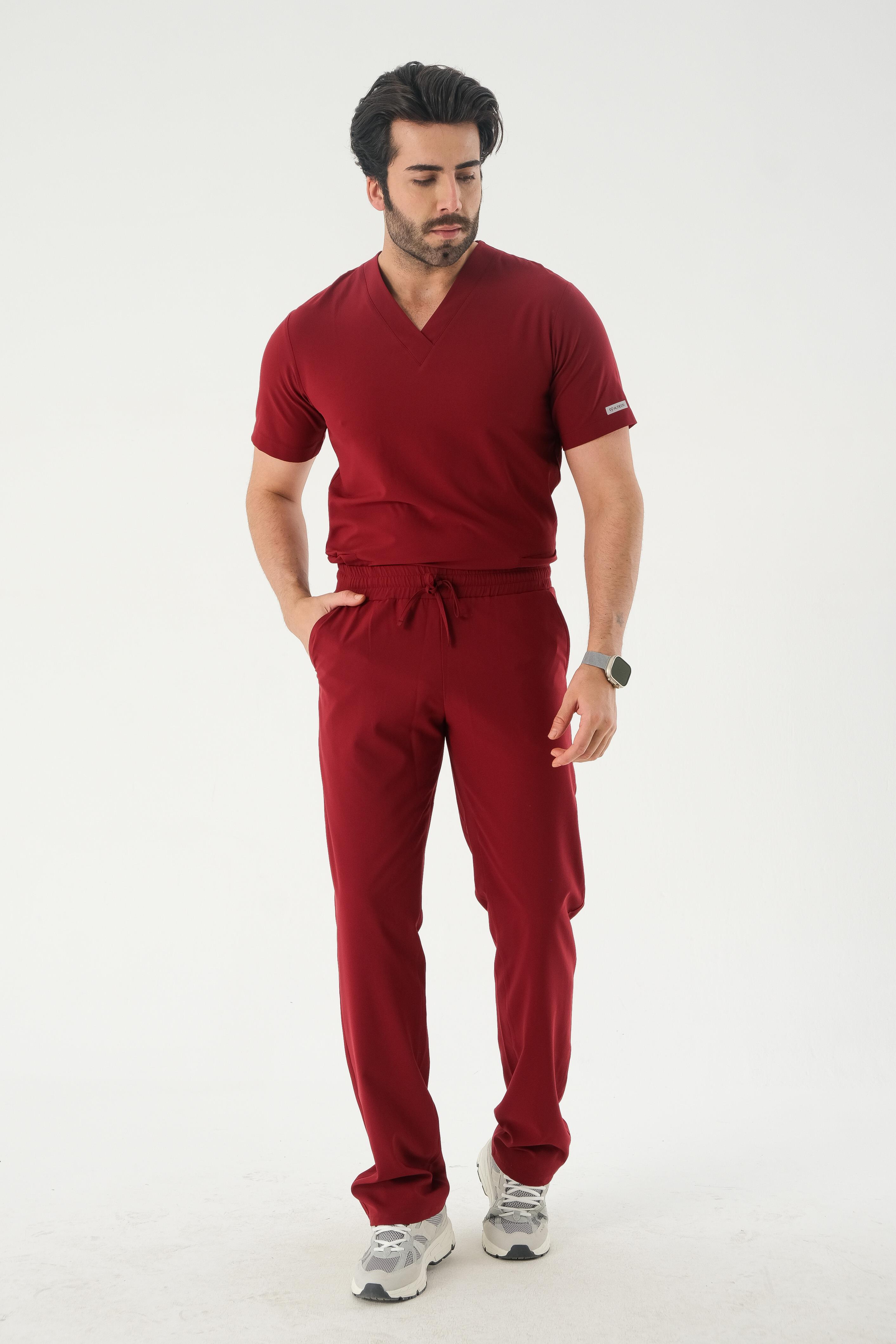 Premium ATLANTA 941 Cerrahi Pantolon - Bordo