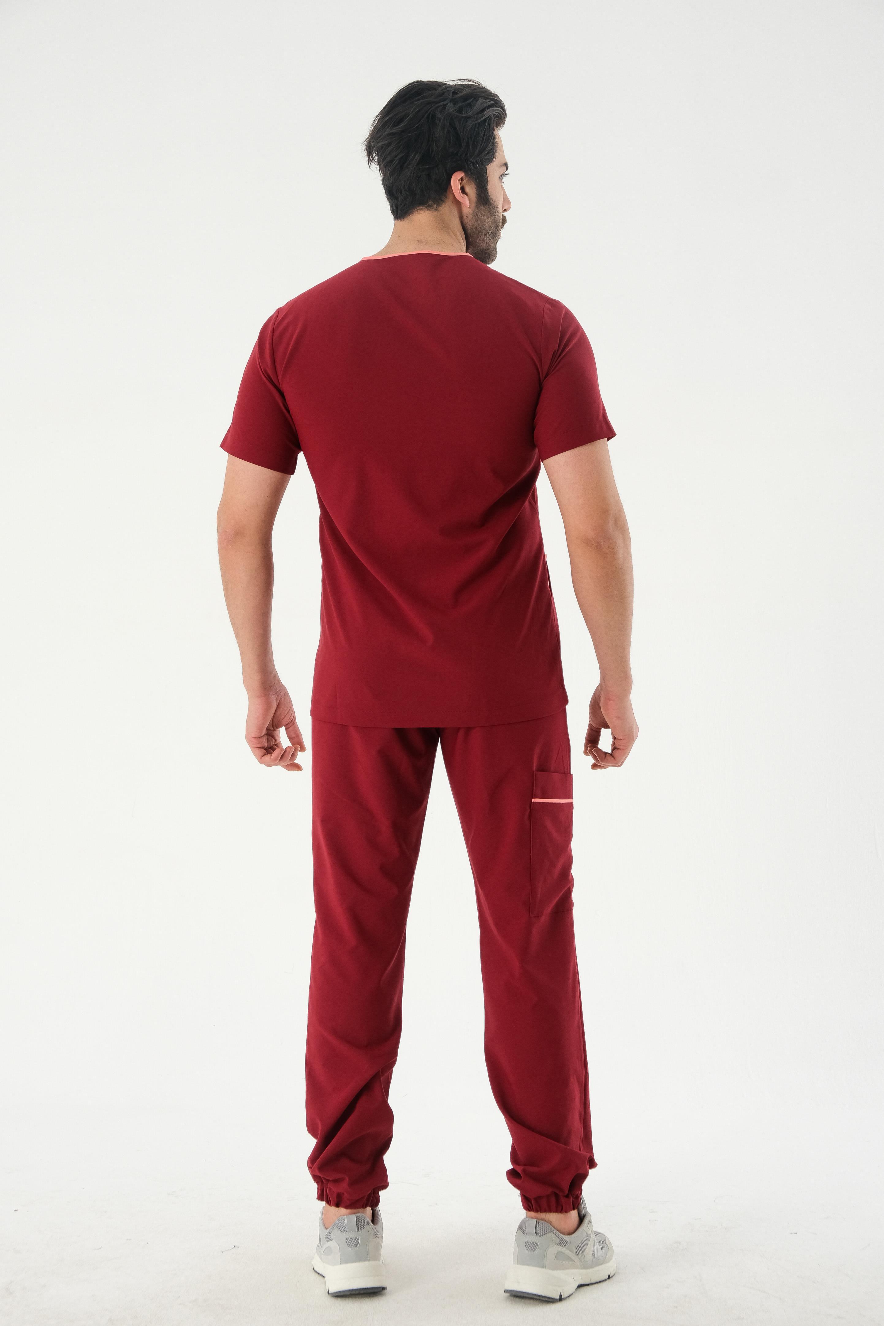 Premium AZE951 Cerrahi Üst - Bordo