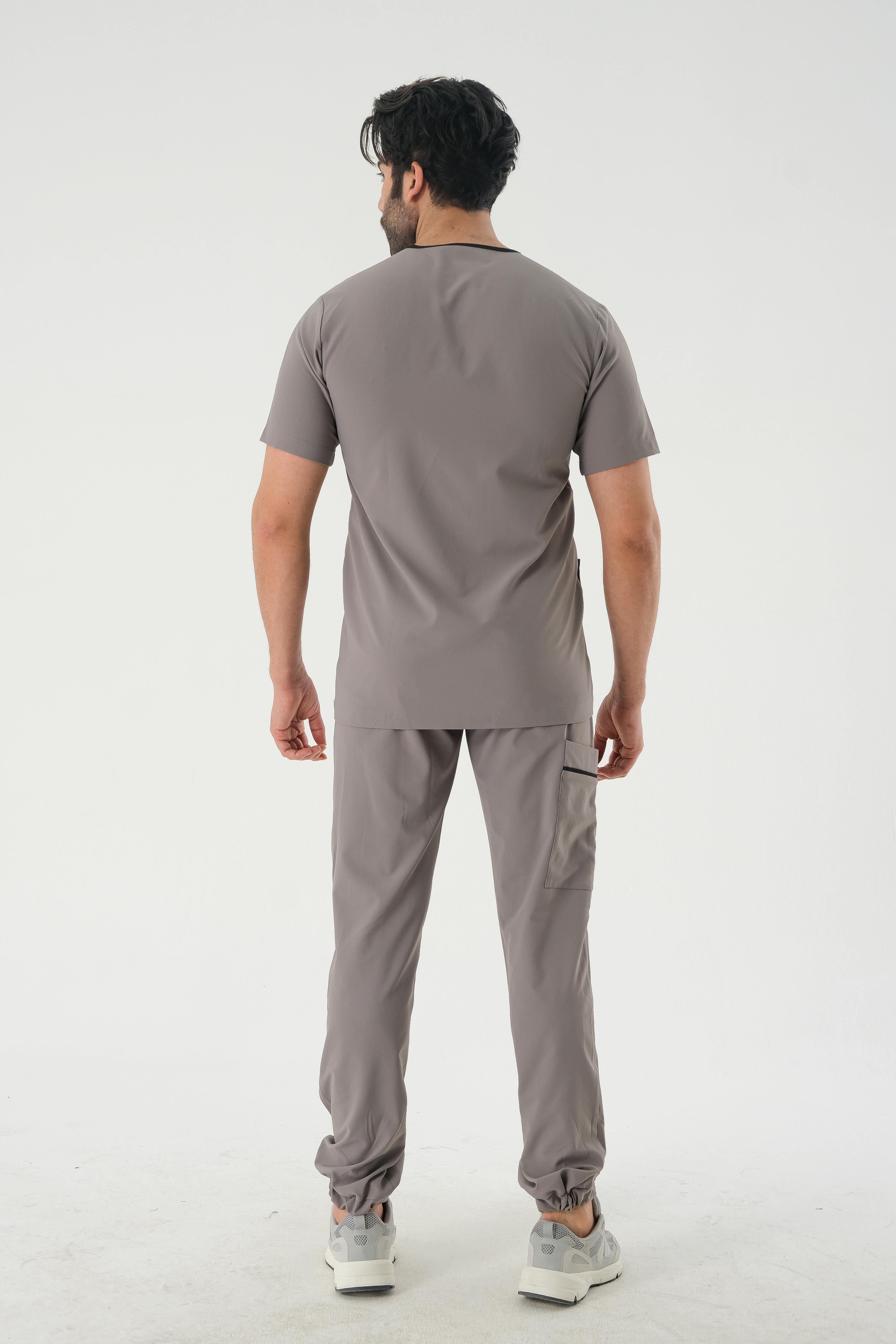 Premium AZE951 Cerrahi Üst - Gri