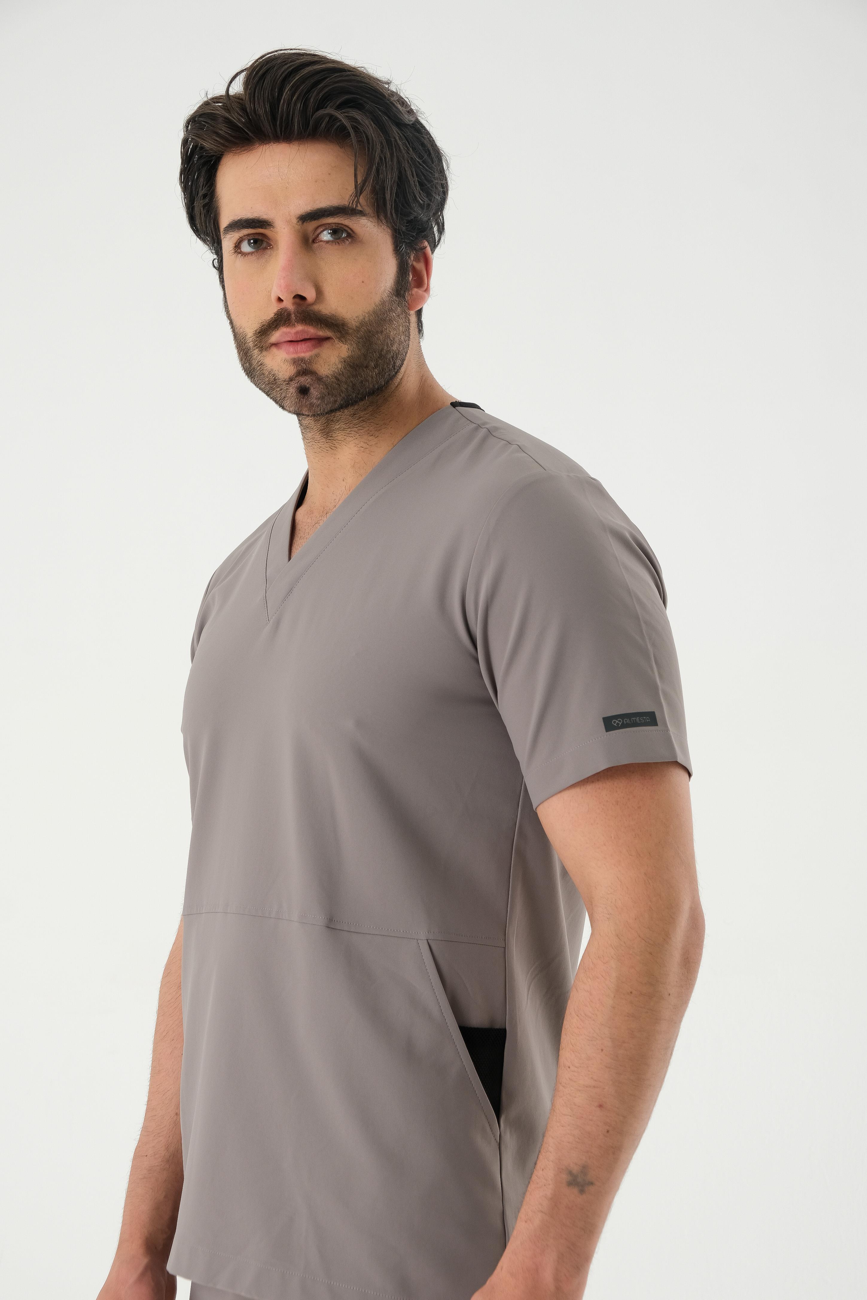 Premium AZE951 Cerrahi Üst - Gri