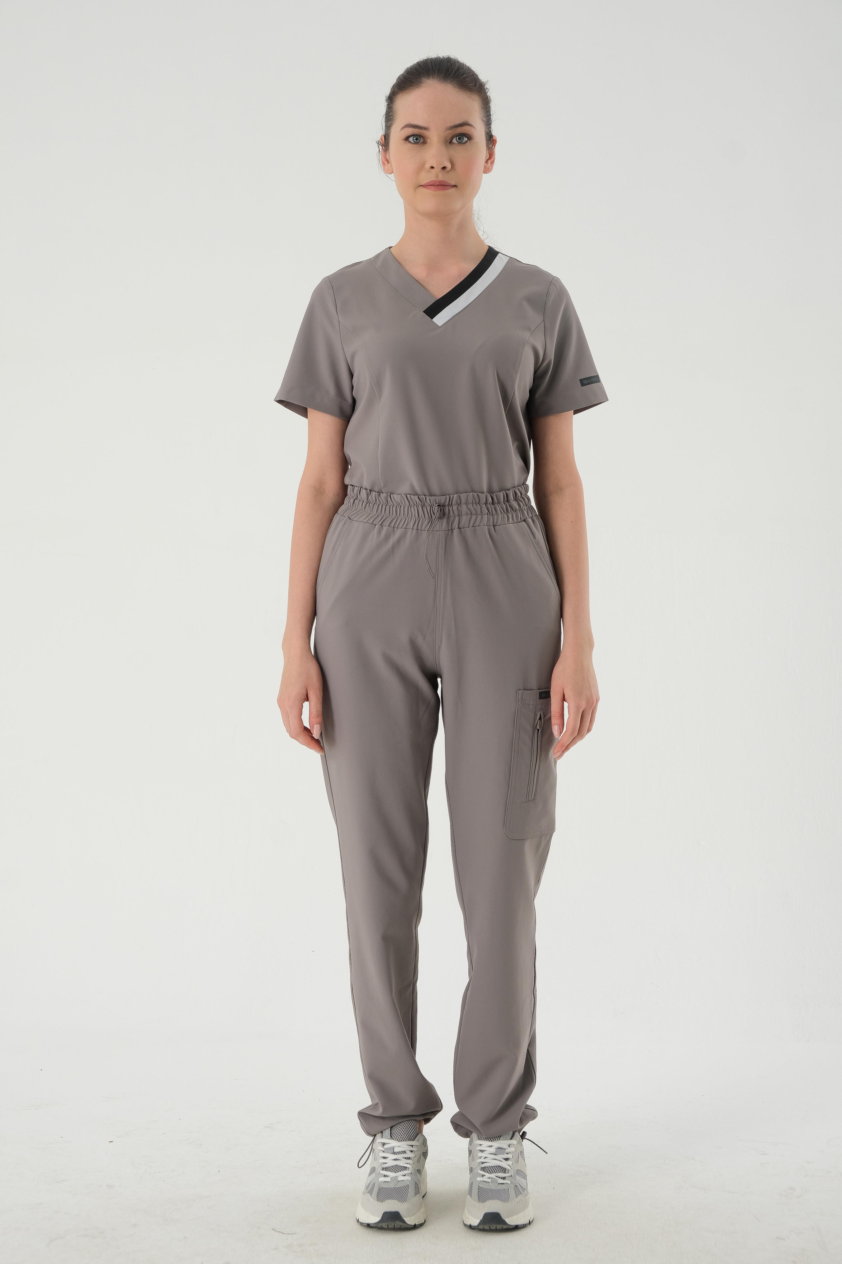Premium BIANCA ONE Cerrahi Pantolon - Gri