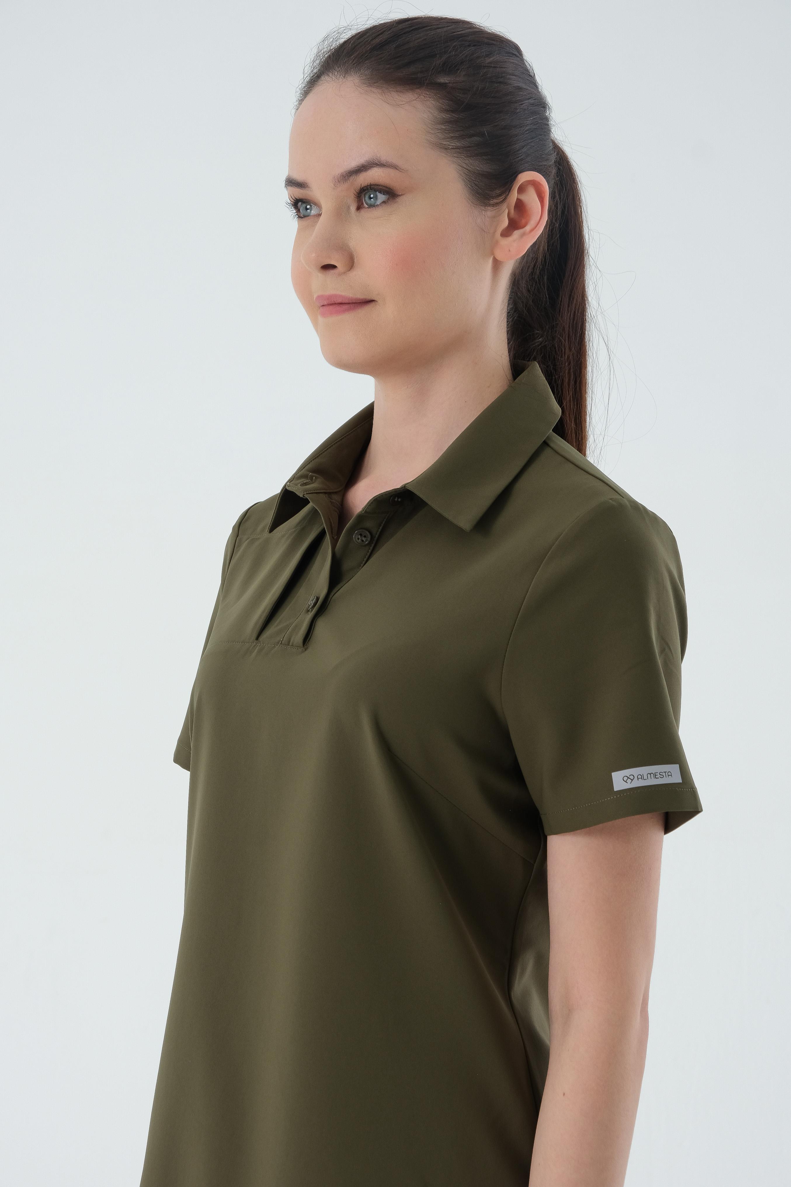 Premium BRONTE-AGNES Kadın Cerrahi Takım - Haki Yeşil