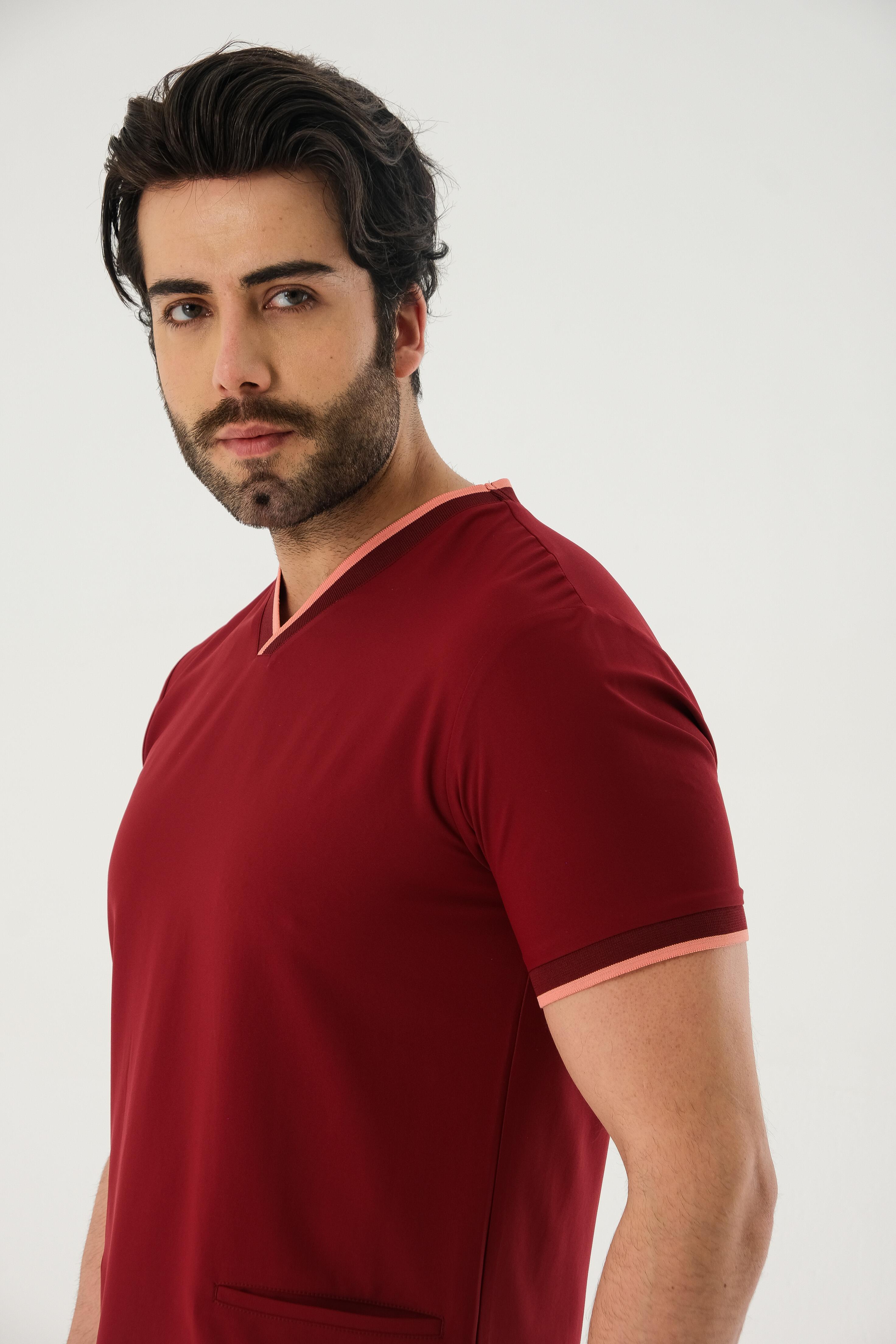 Premium DAVID-DRIVE ONE Erkek Cerrahi Takım - Bordo