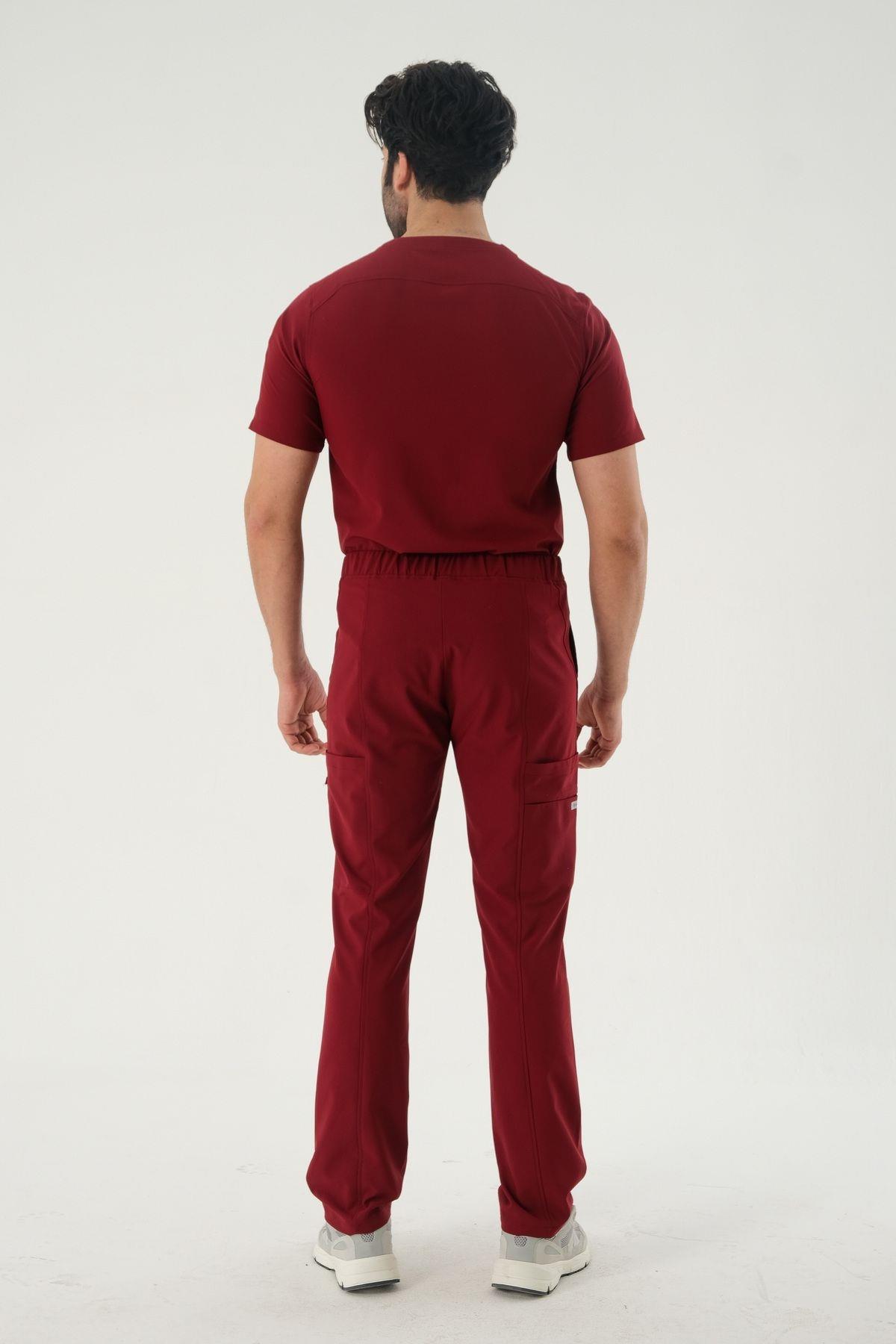 Premium DRIVE TWO Cerrahi Pantolon - Bordo