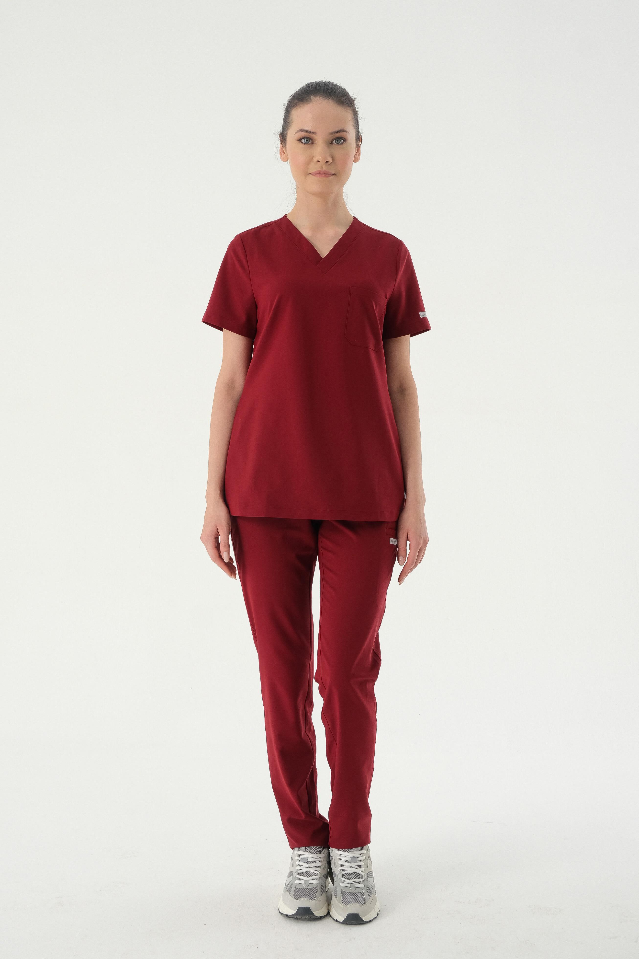 Premium FARA Cerrahi Üst - Bordo
