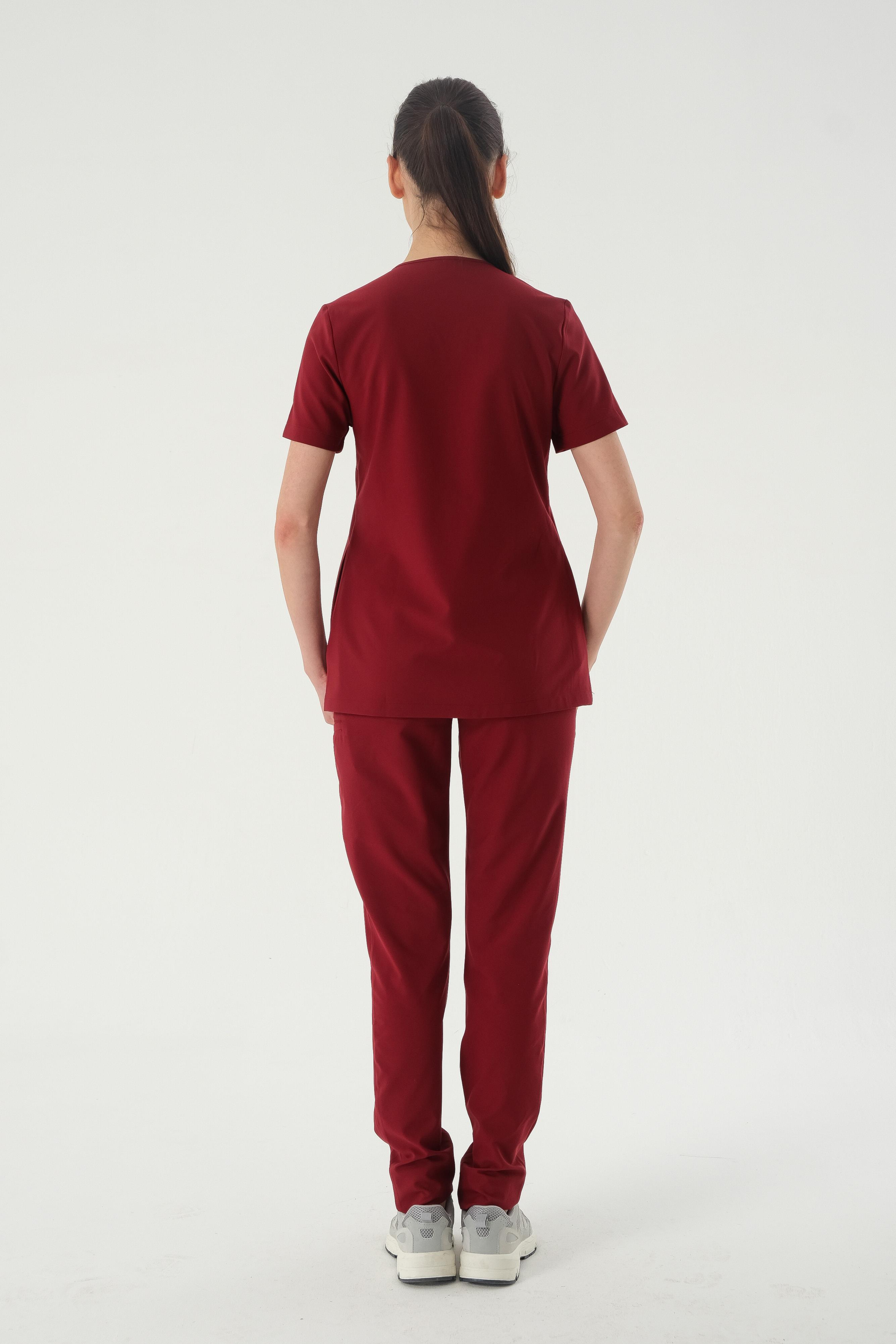 Premium FARA-DOLLY ONE Kadın Cerrahi Takım - Bordo
