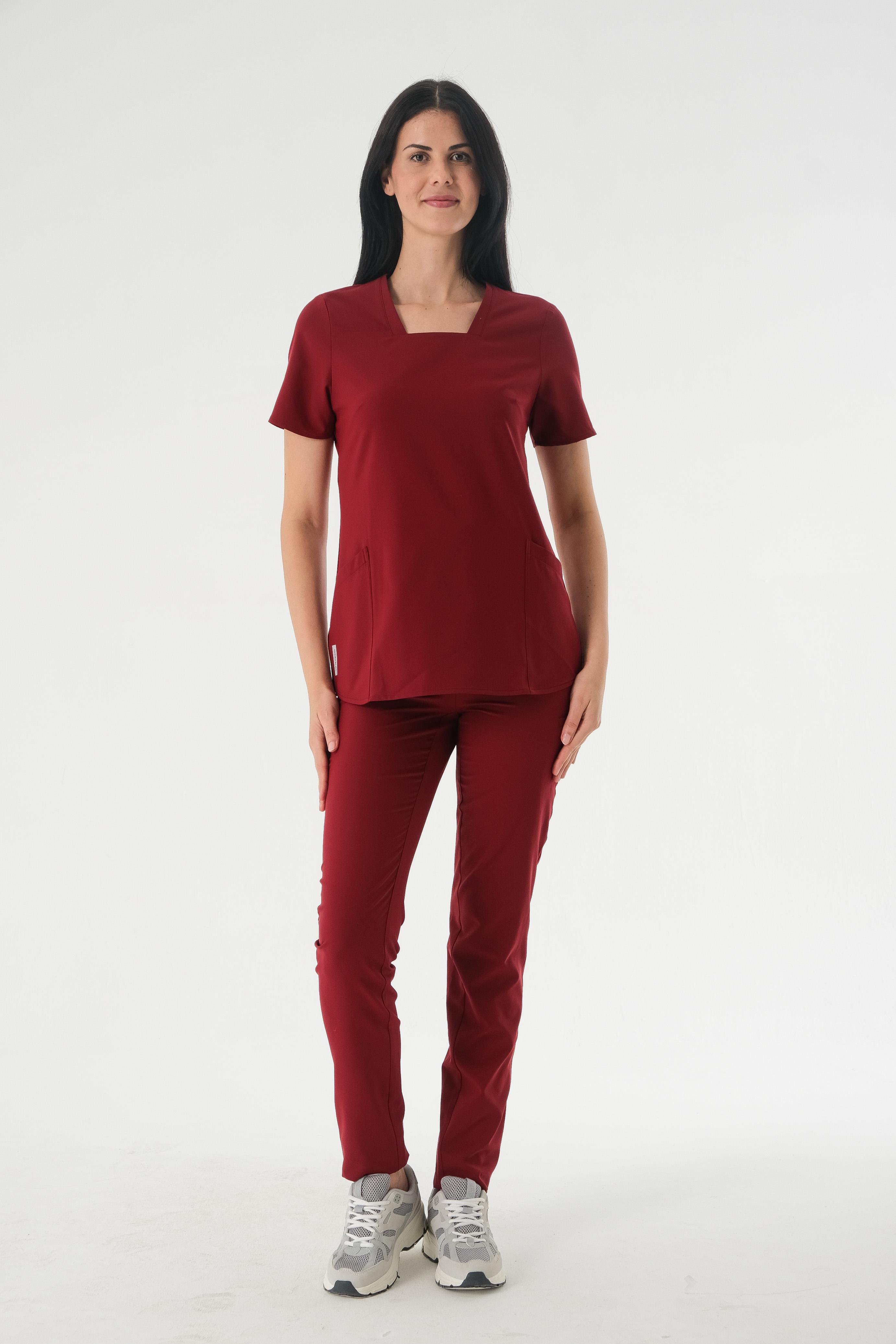 Premium GANO Cerrahi Üst - Bordo