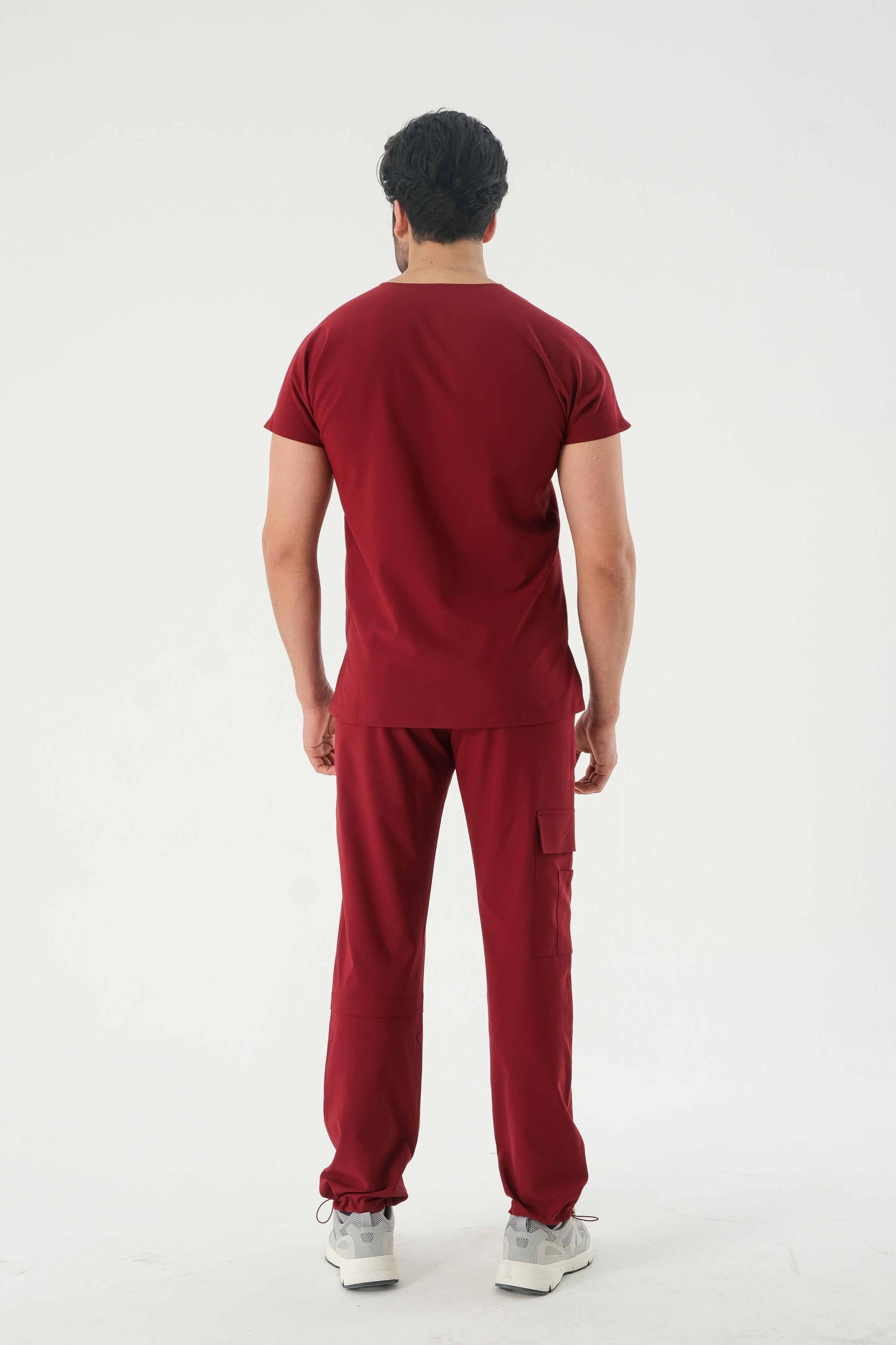 Premium GILBERT TWO-LUCAS Erkek Cerrahi Takım - Bordo