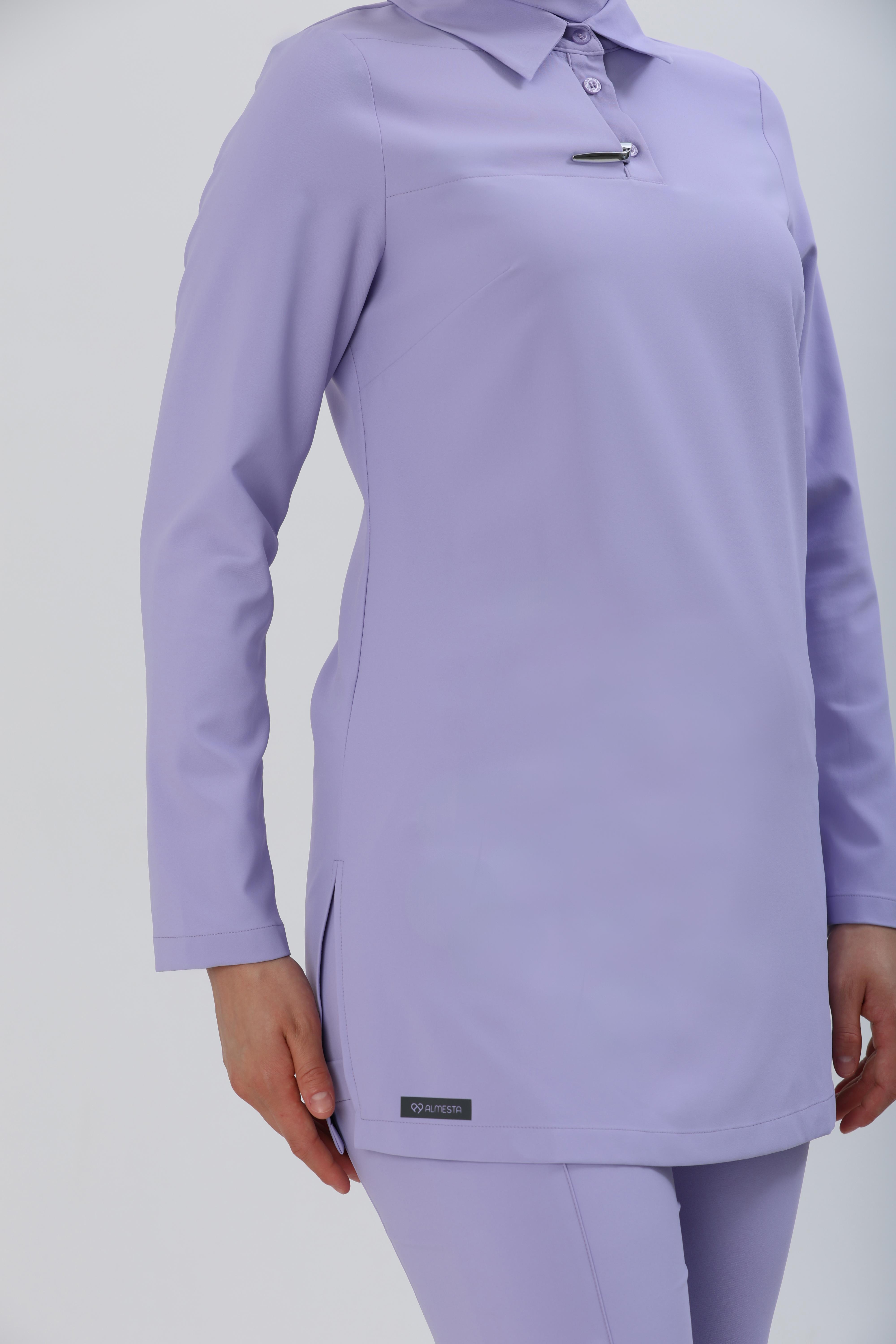 Premium GLORY Cerrahi Tesettür Üst - Lila