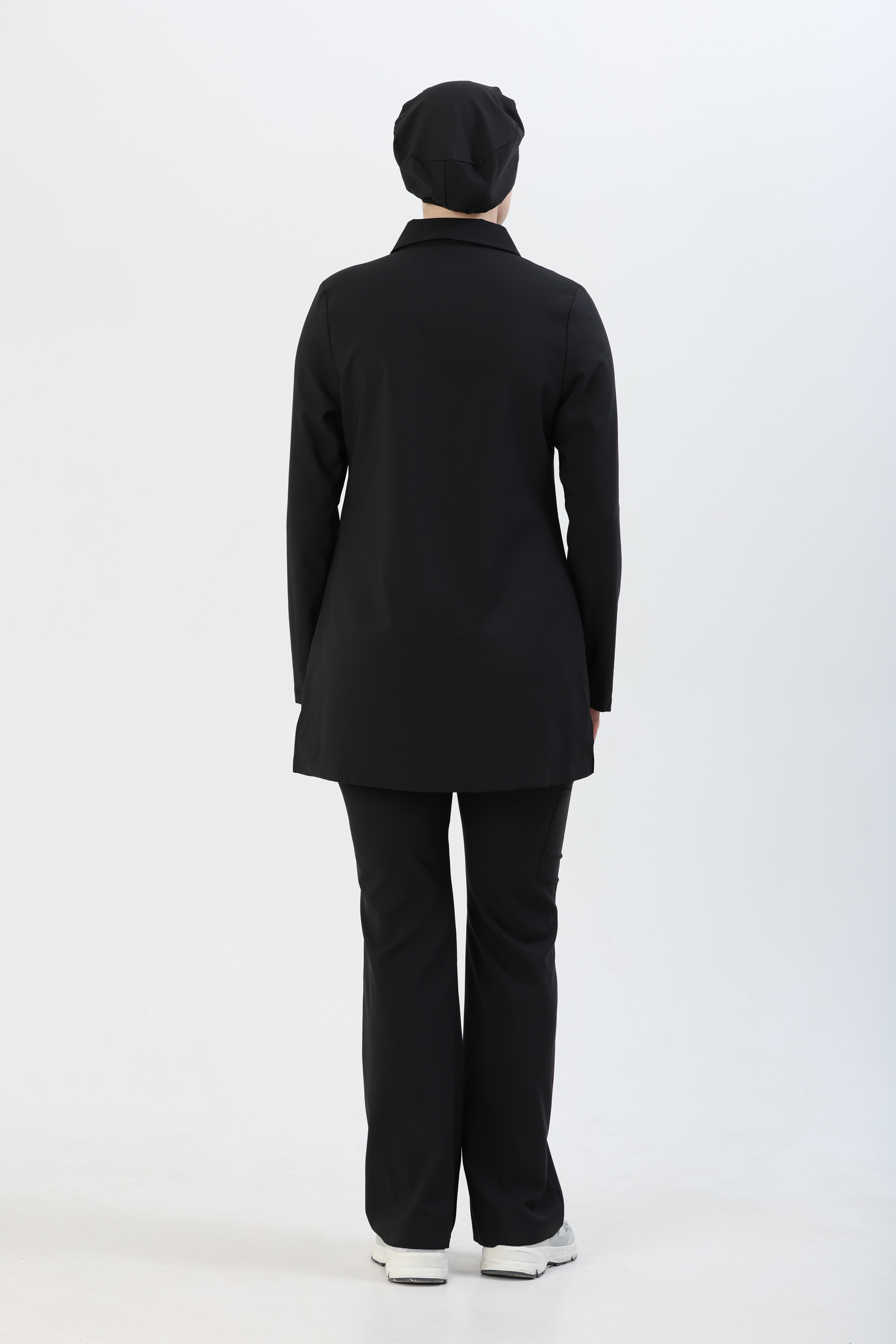 Premium GLORY Cerrahi Tesettür Üst - Siyah