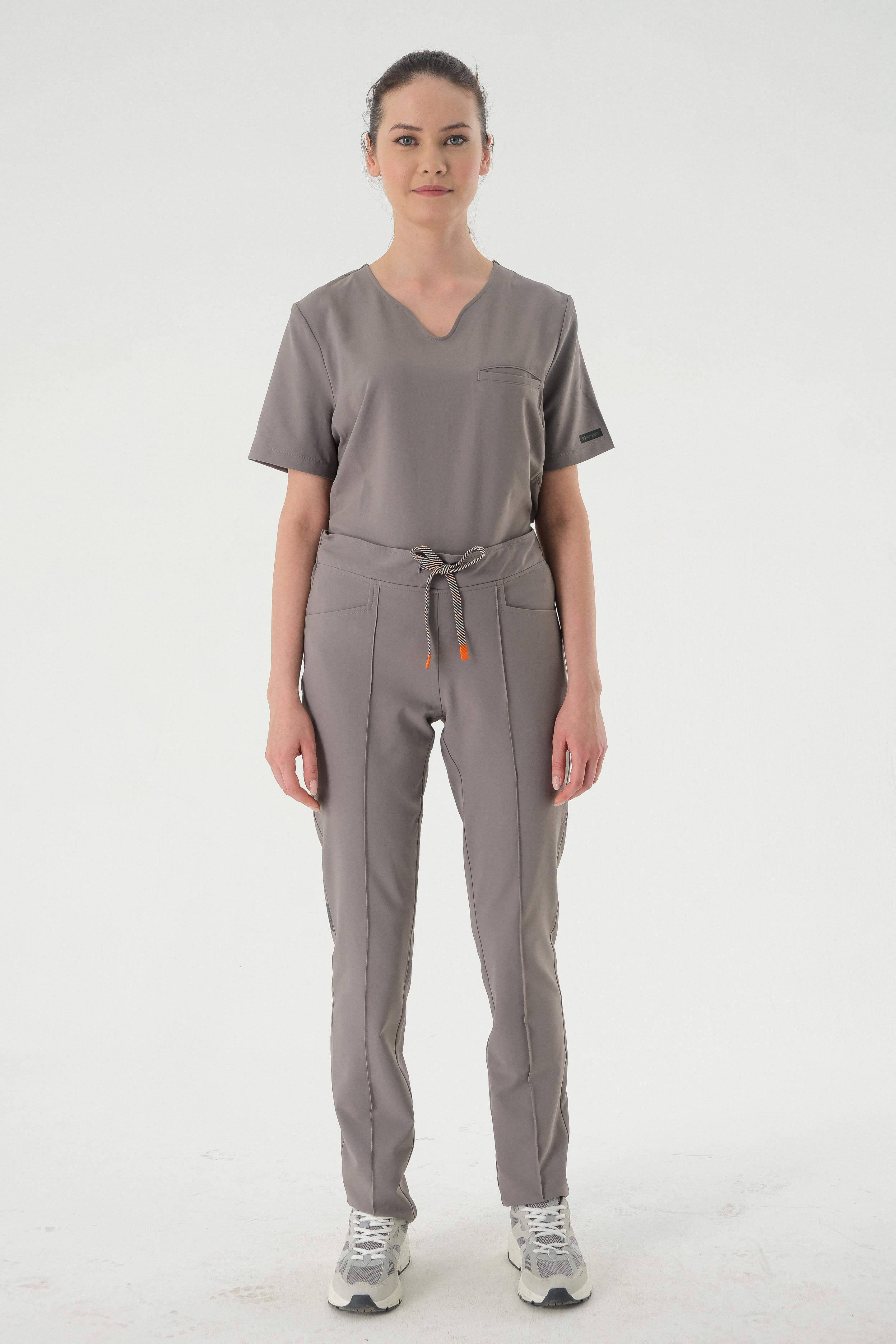Premium HILLS Cerrahi Pantolon - Gri