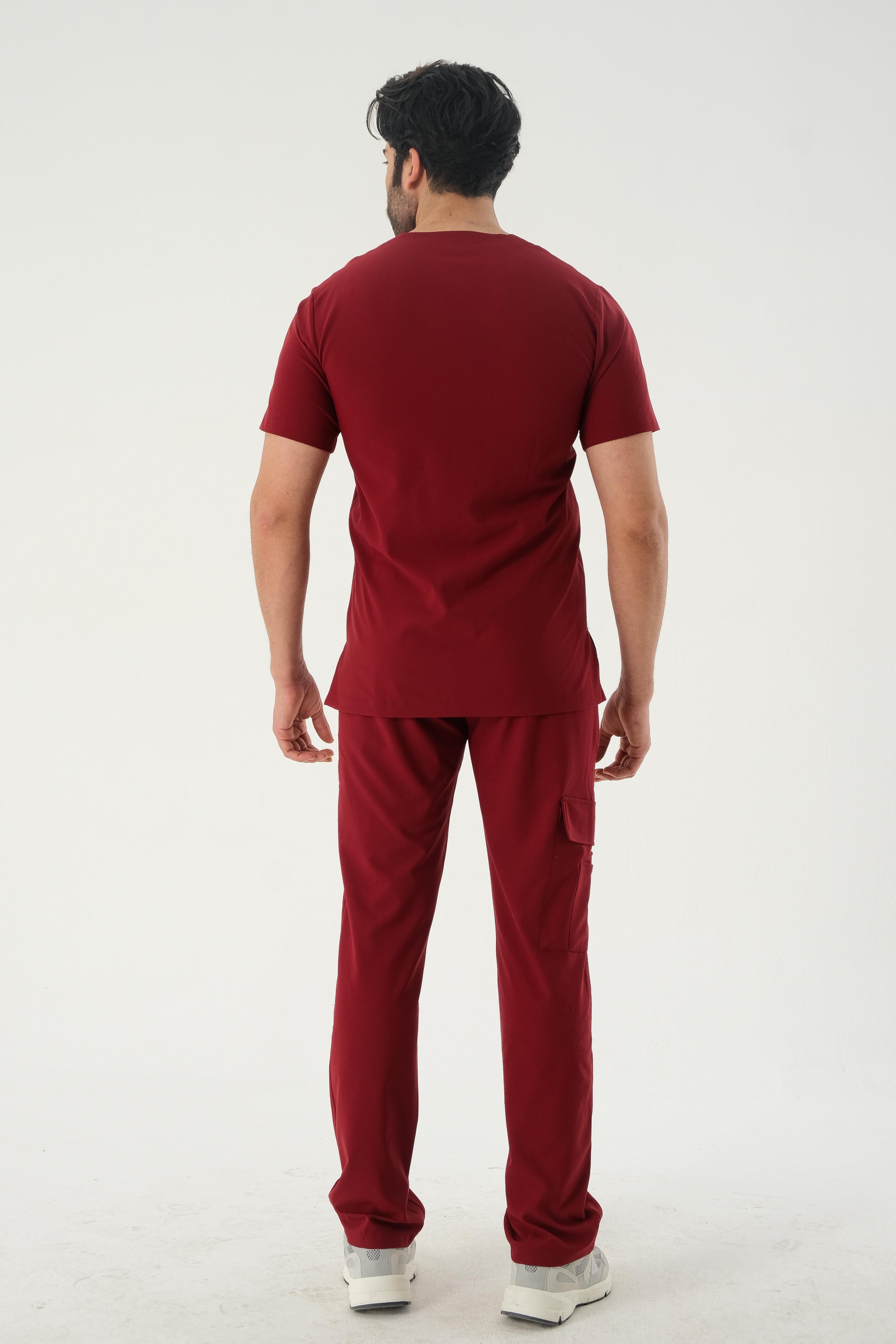 Premium JOSEF-LUCAS TWO Erkek Cerrahi Takım - Bordo