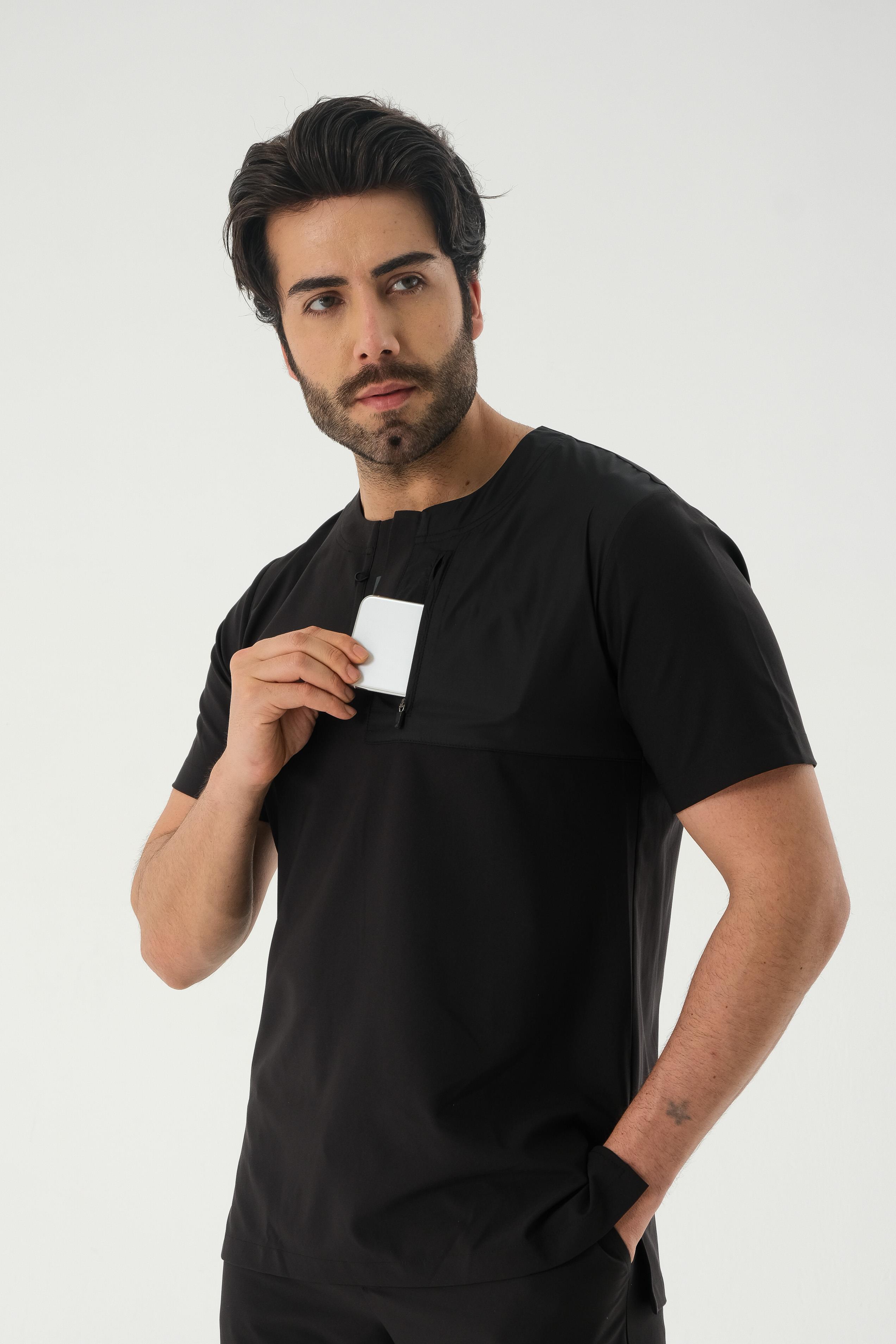 Premium JOSEF-LUCAS TWO Erkek Cerrahi Takım - Siyah