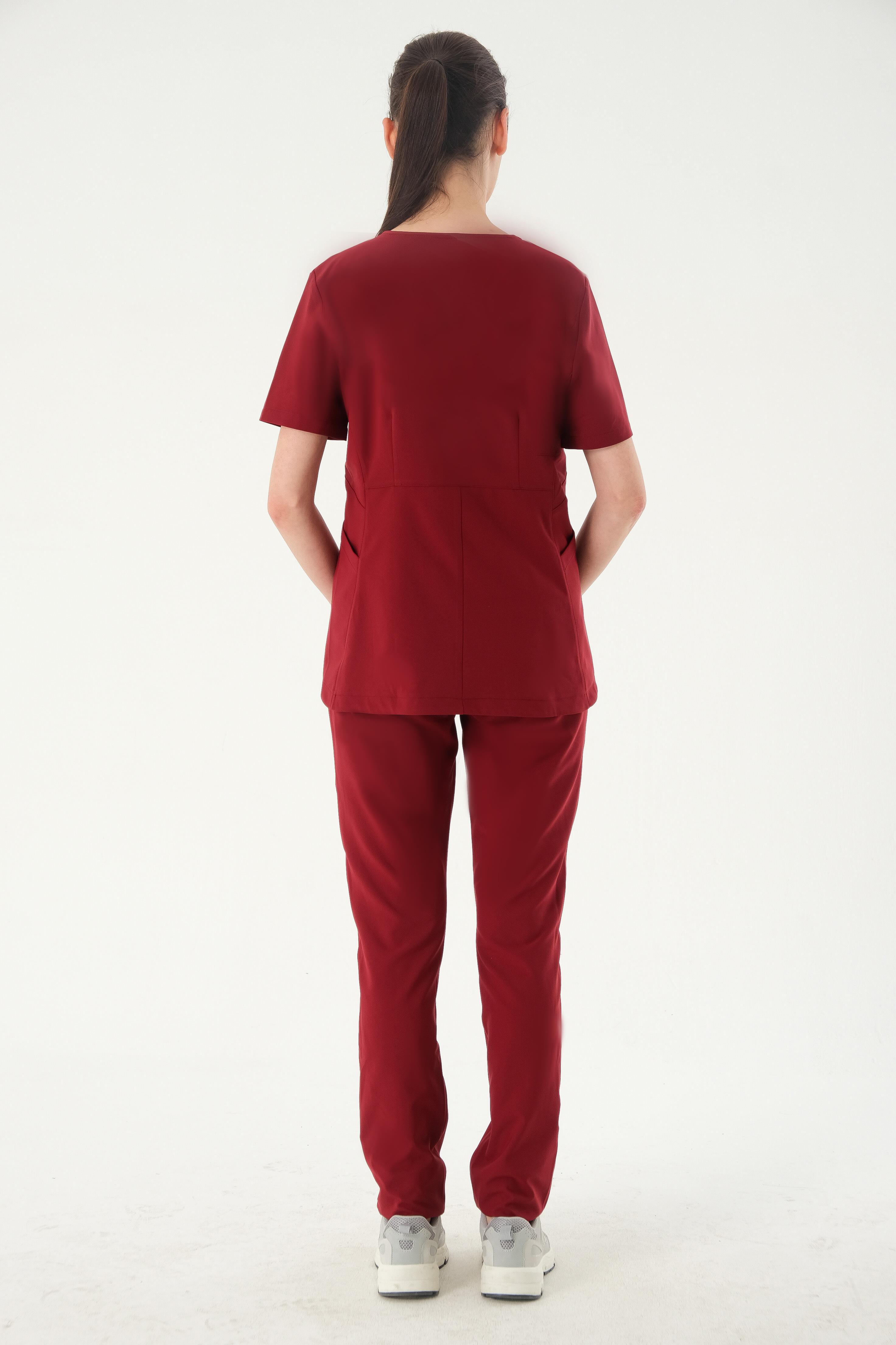 Premium LAGUNA Cerrahi Üst - Bordo