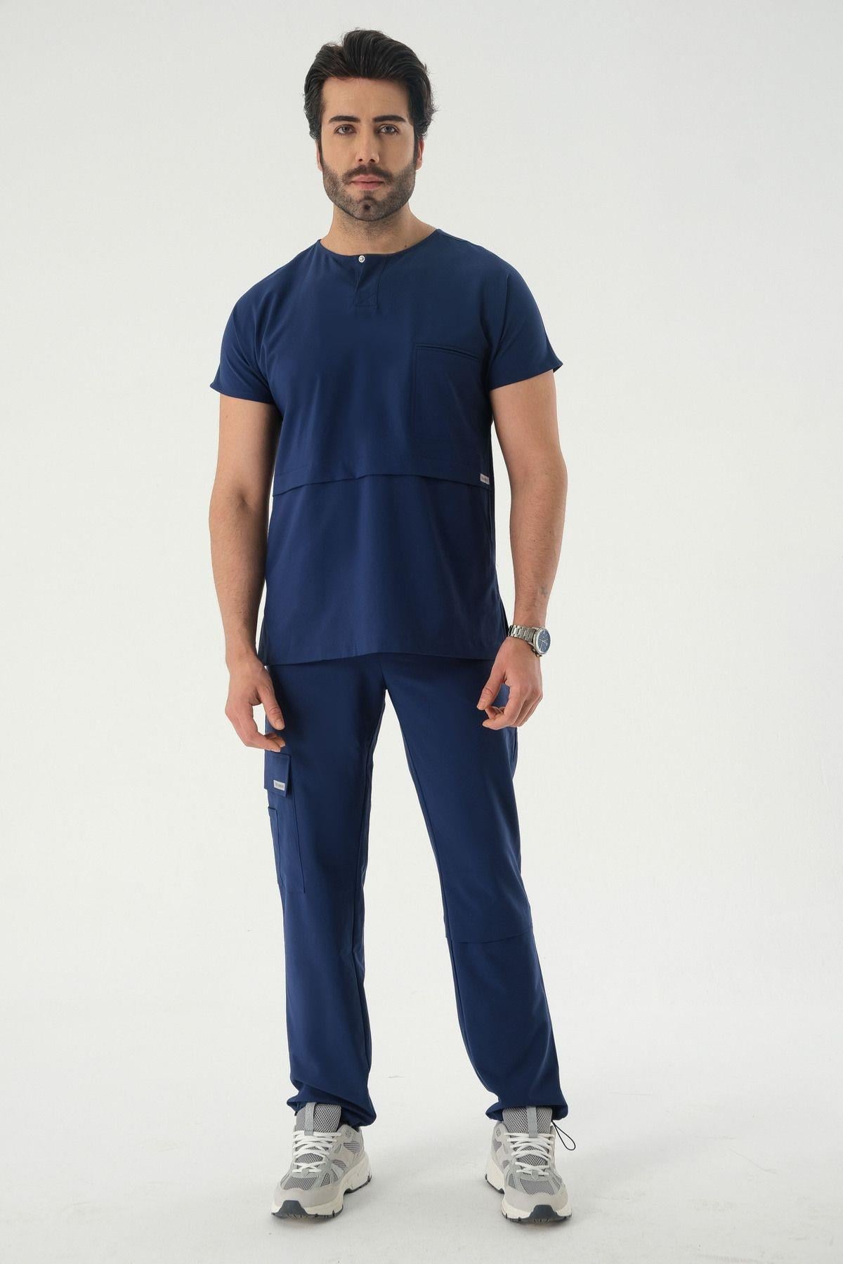 Premium LUCAS Cerrahi Pantolon - Lacivert
