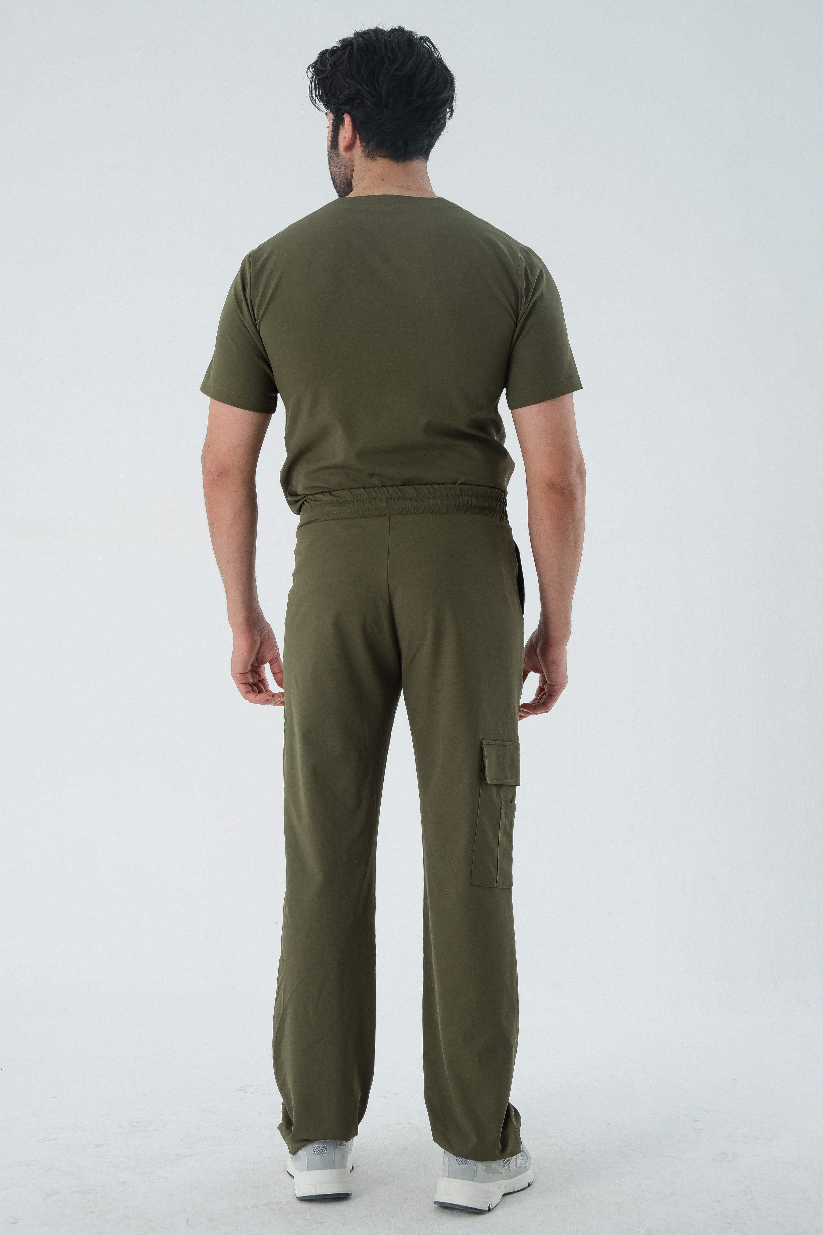 Premium LUCAS TWO Cerrahi Pantolon - Haki Yeşil