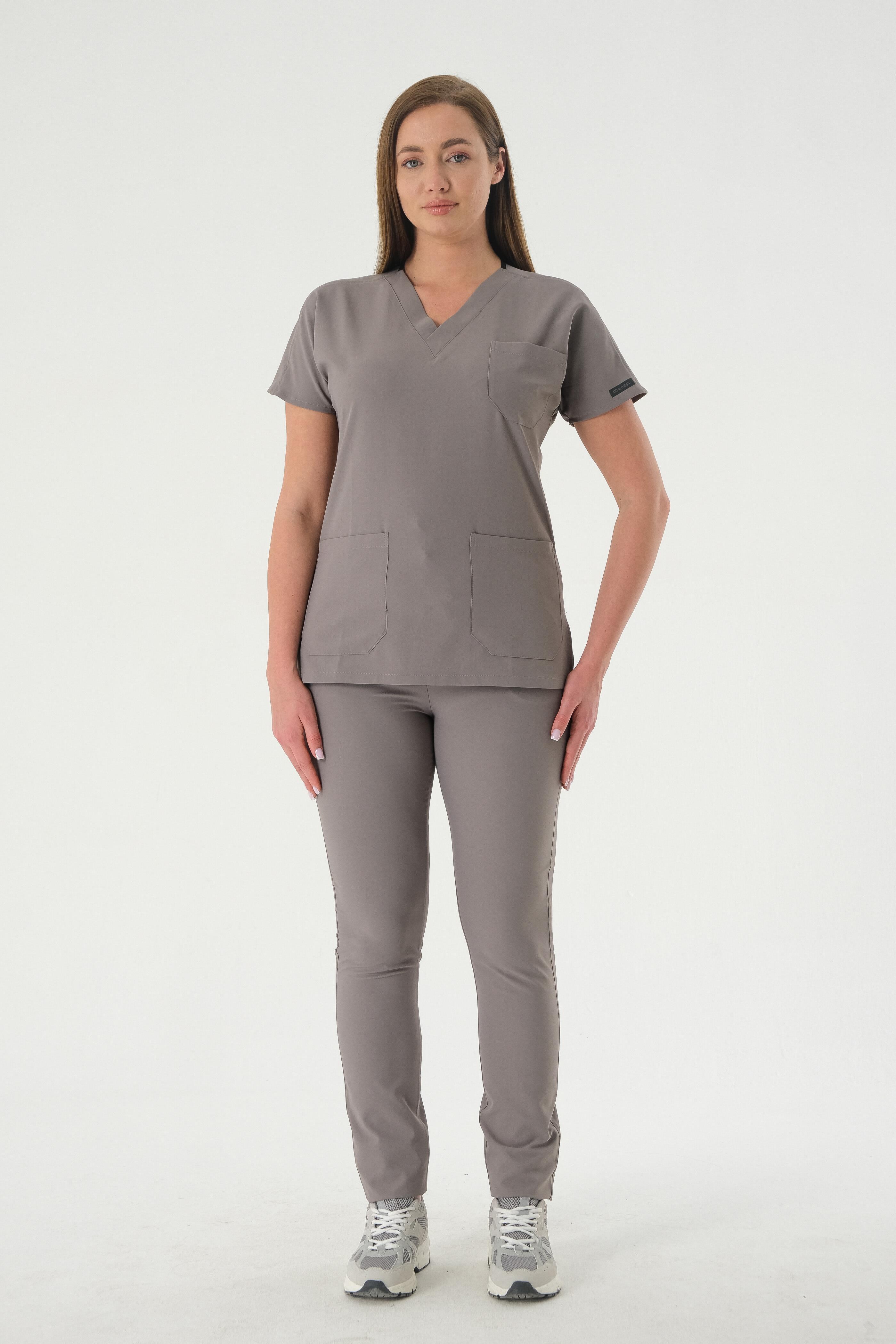 Premium MANDY Cerrahi Pantolon - Gri