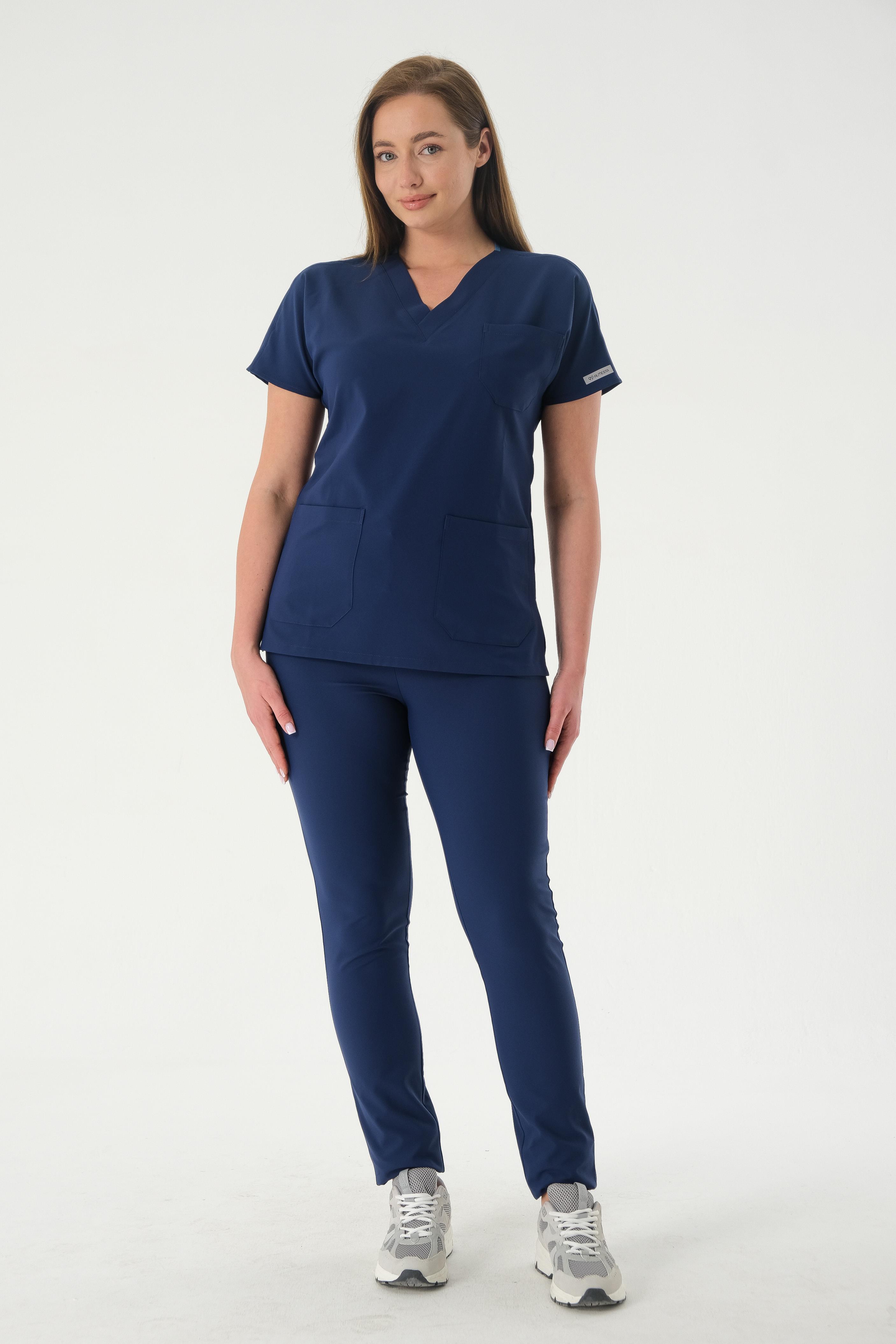 Premium MANDY Cerrahi Pantolon - Lacivert