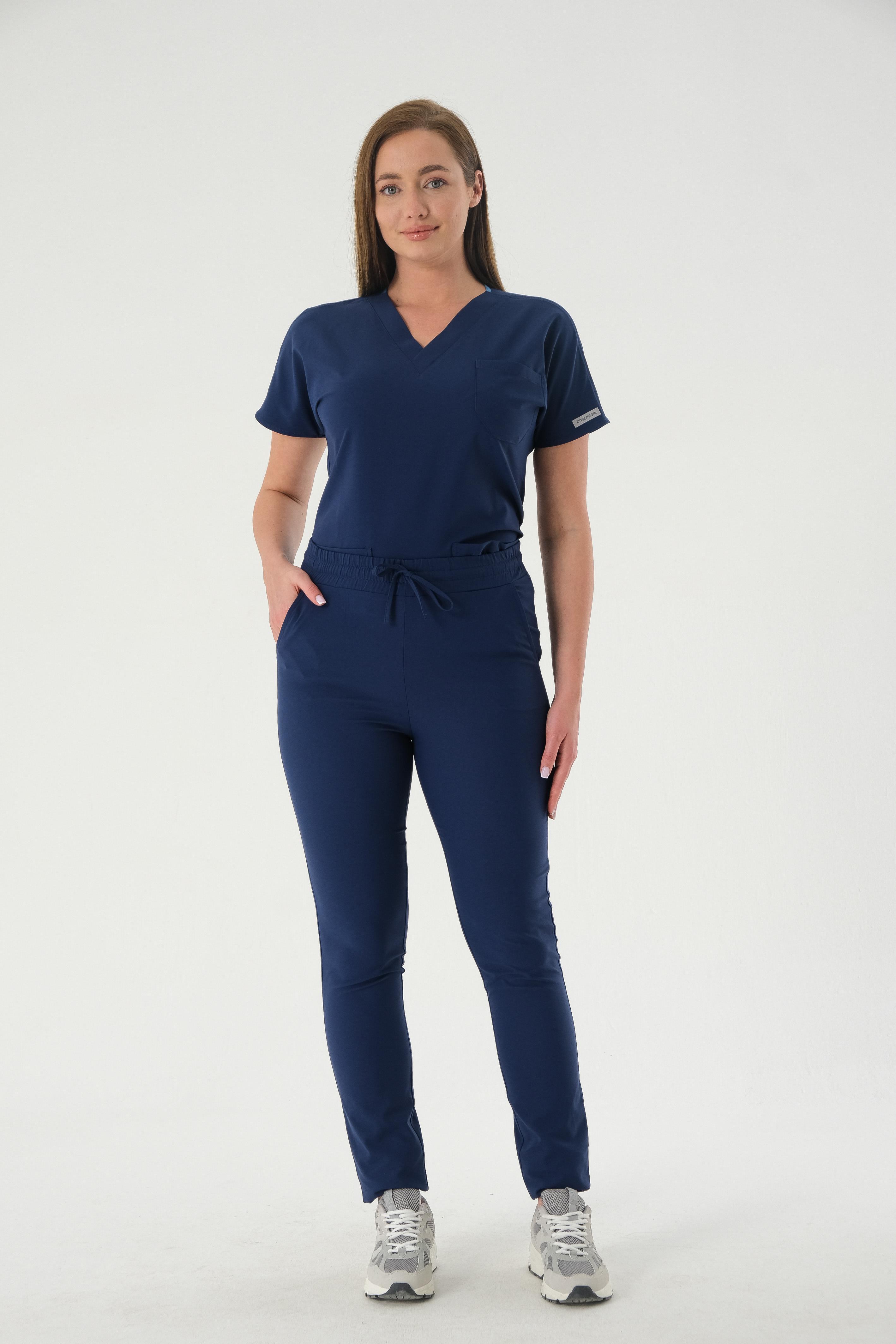 Premium MANDY Cerrahi Pantolon - Lacivert