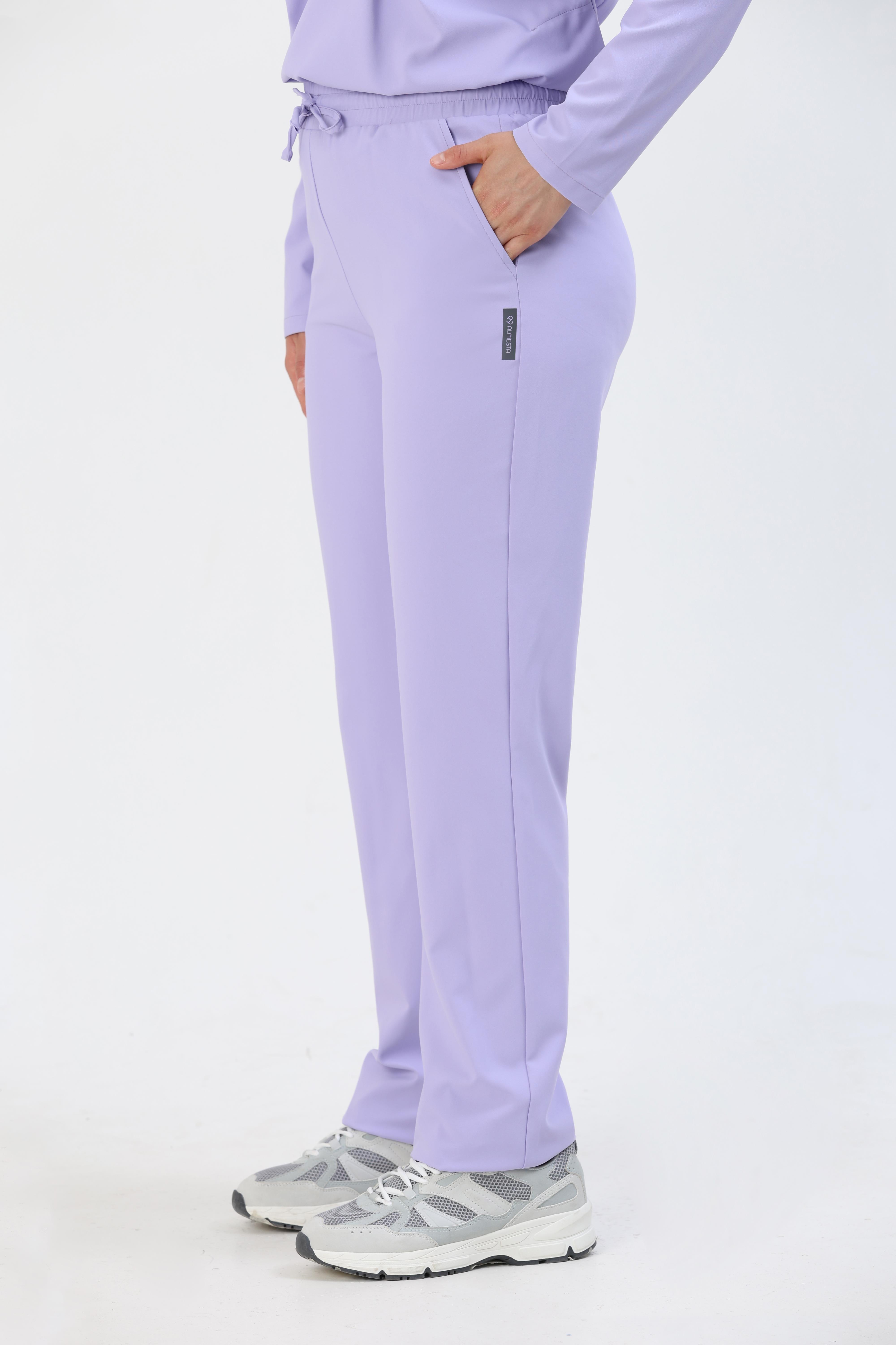 Premium MANDY Cerrahi Pantolon - Lila