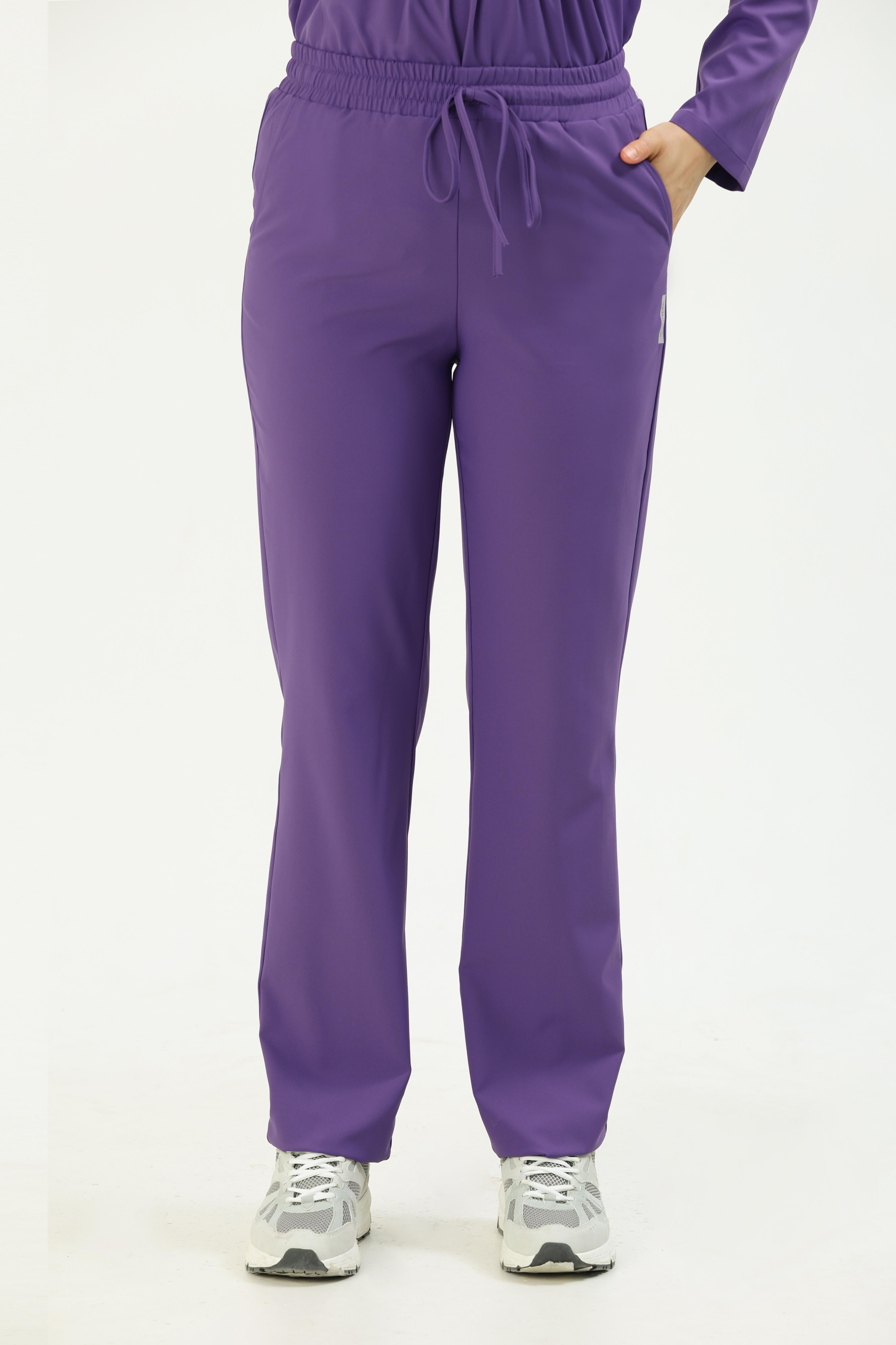 Premium MANDY Cerrahi Pantolon - Mor