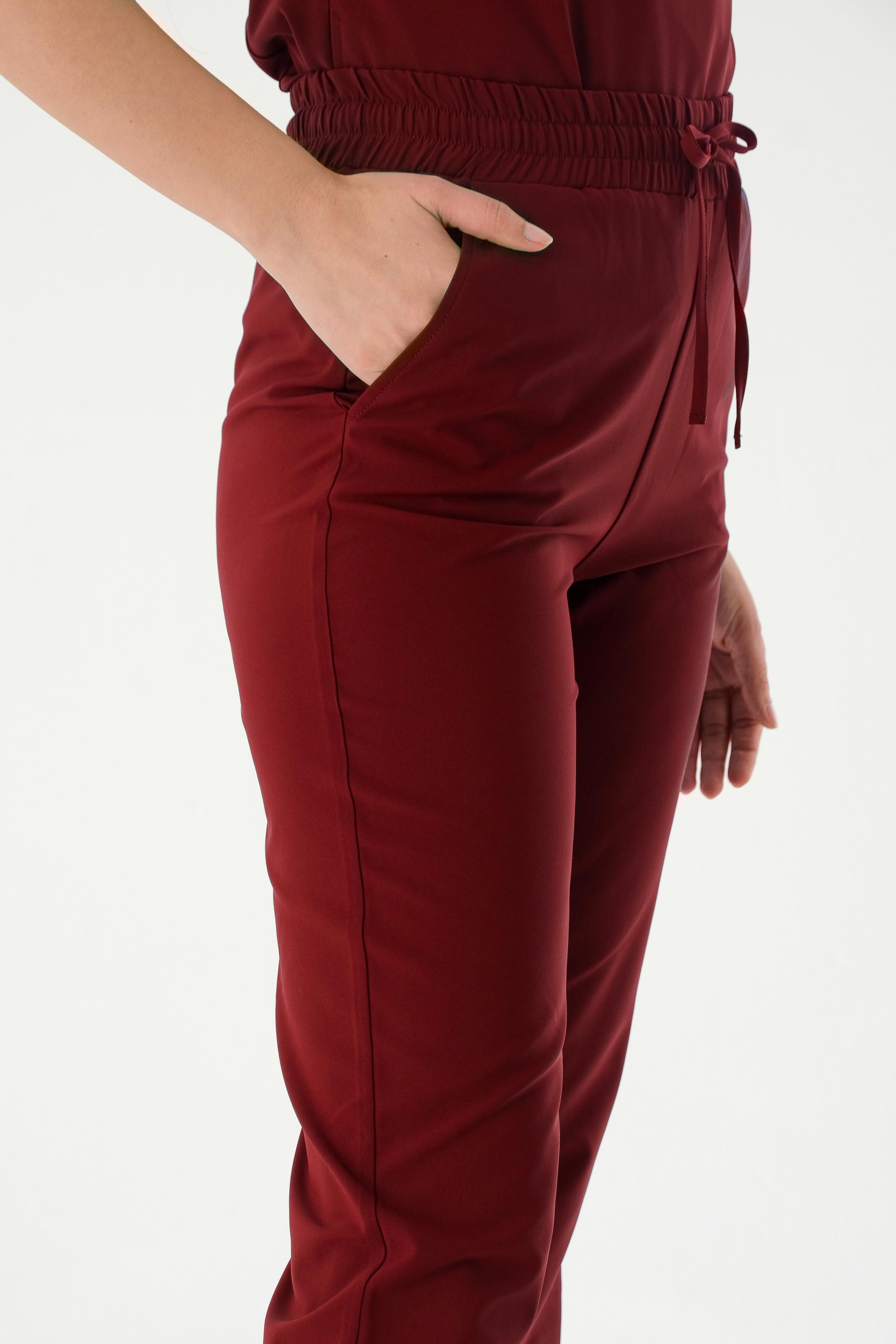 Premium MOON 912 Cerrahi Pantolon - Bordo