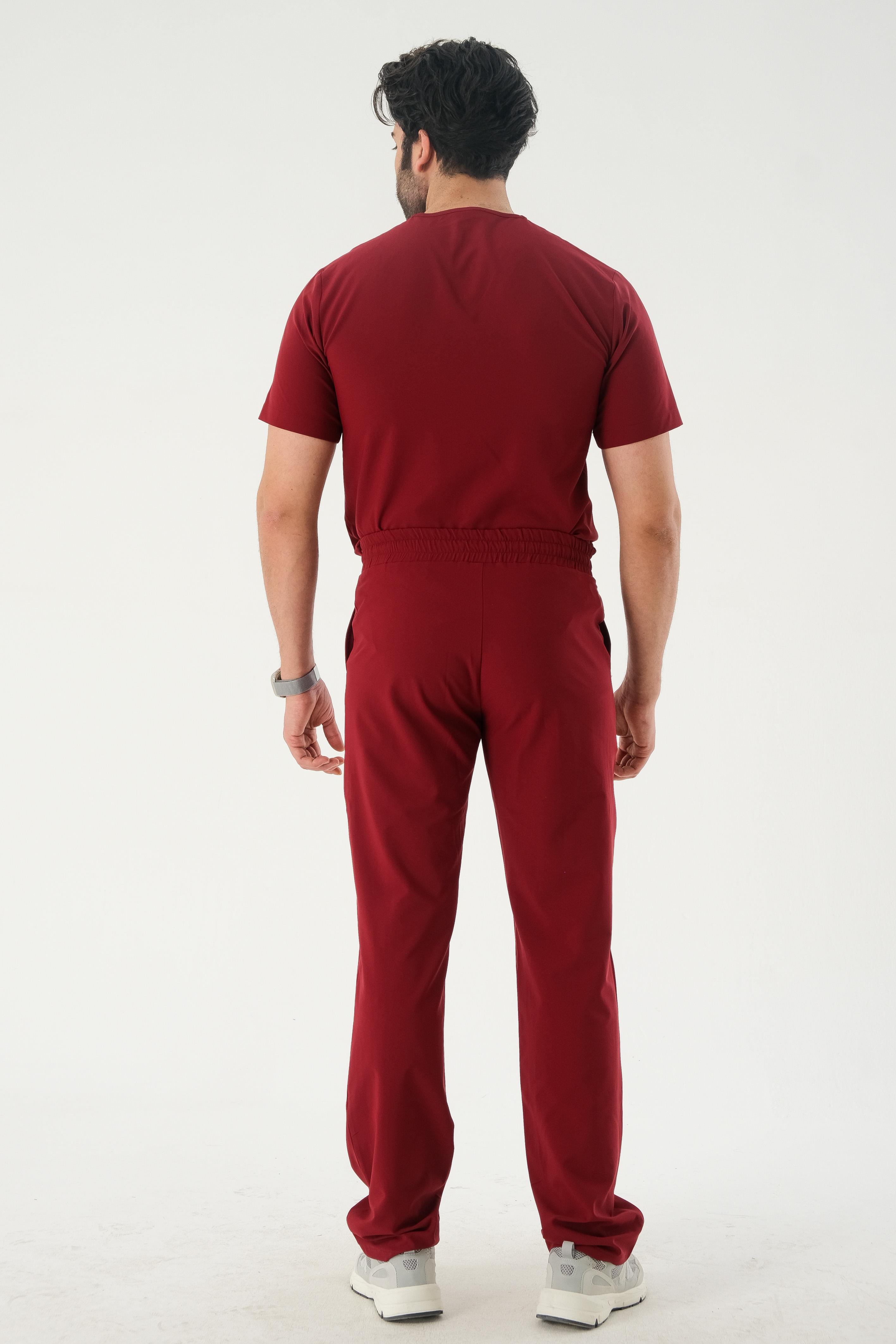 Premium OWEN-ATLANTA-A Erkek Cerrahi Takım - Bordo