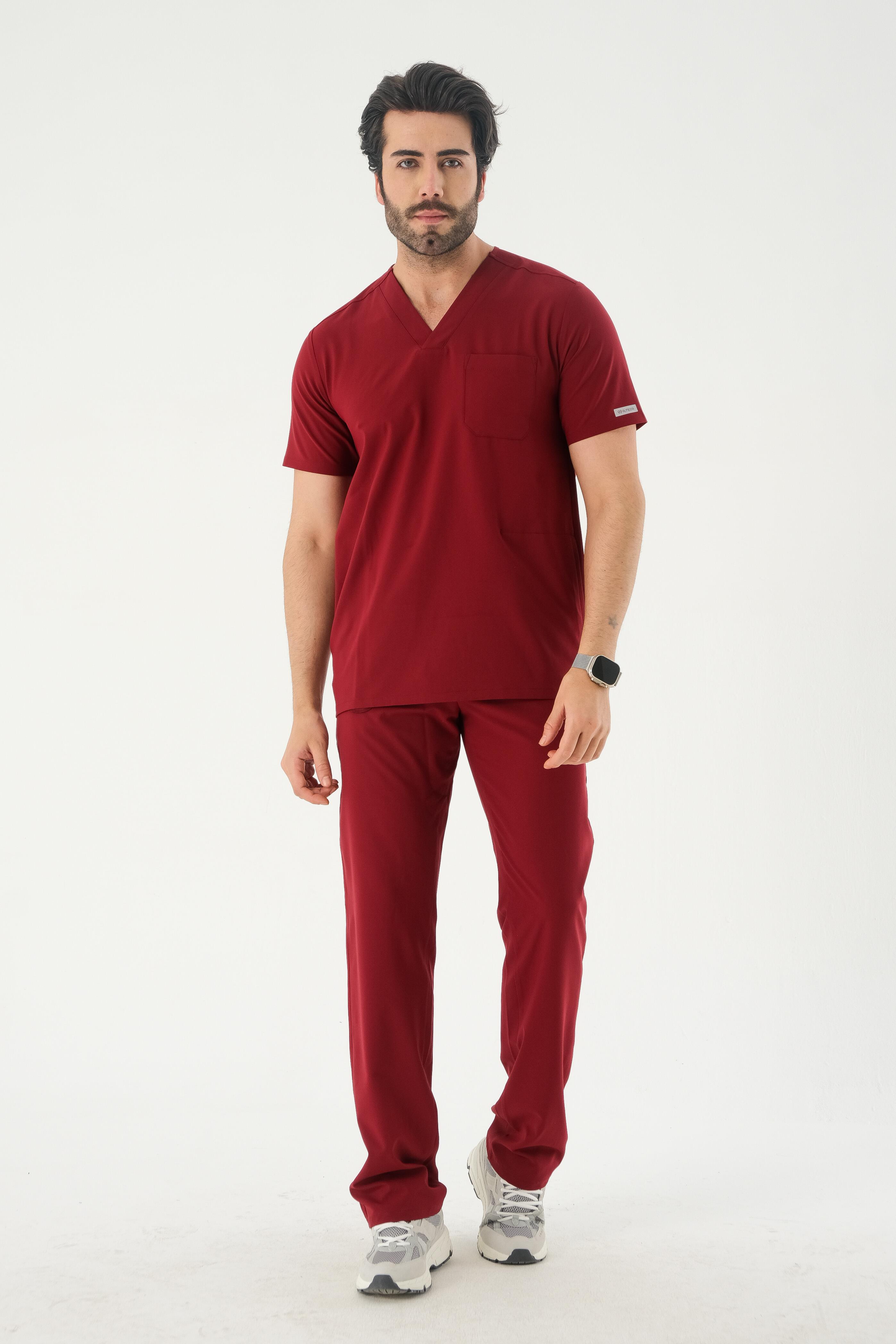 Premium OWEN Cerrahi Üst - Bordo