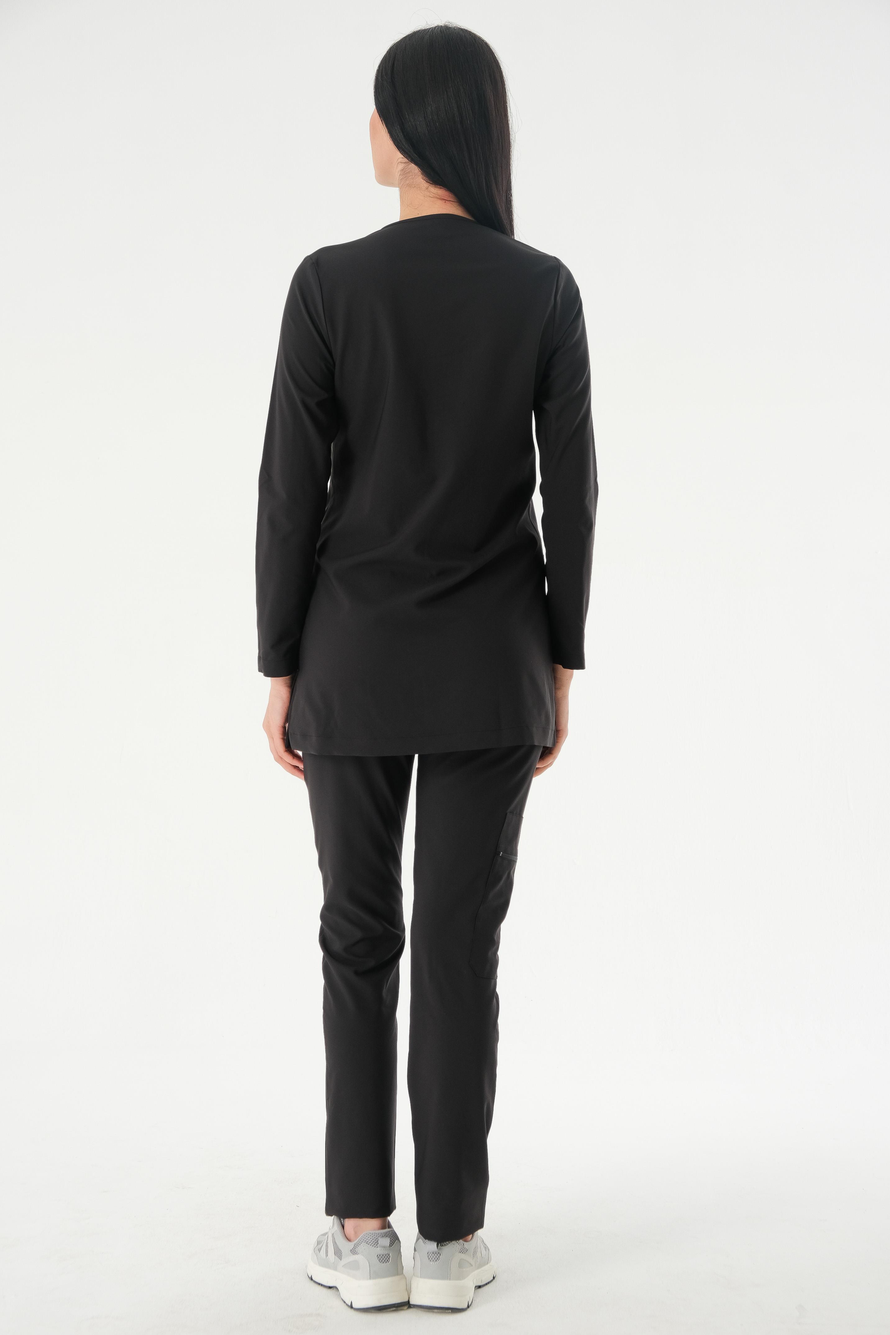 Premium PERLA 926 Cerrahi Tesettür Üst - Siyah