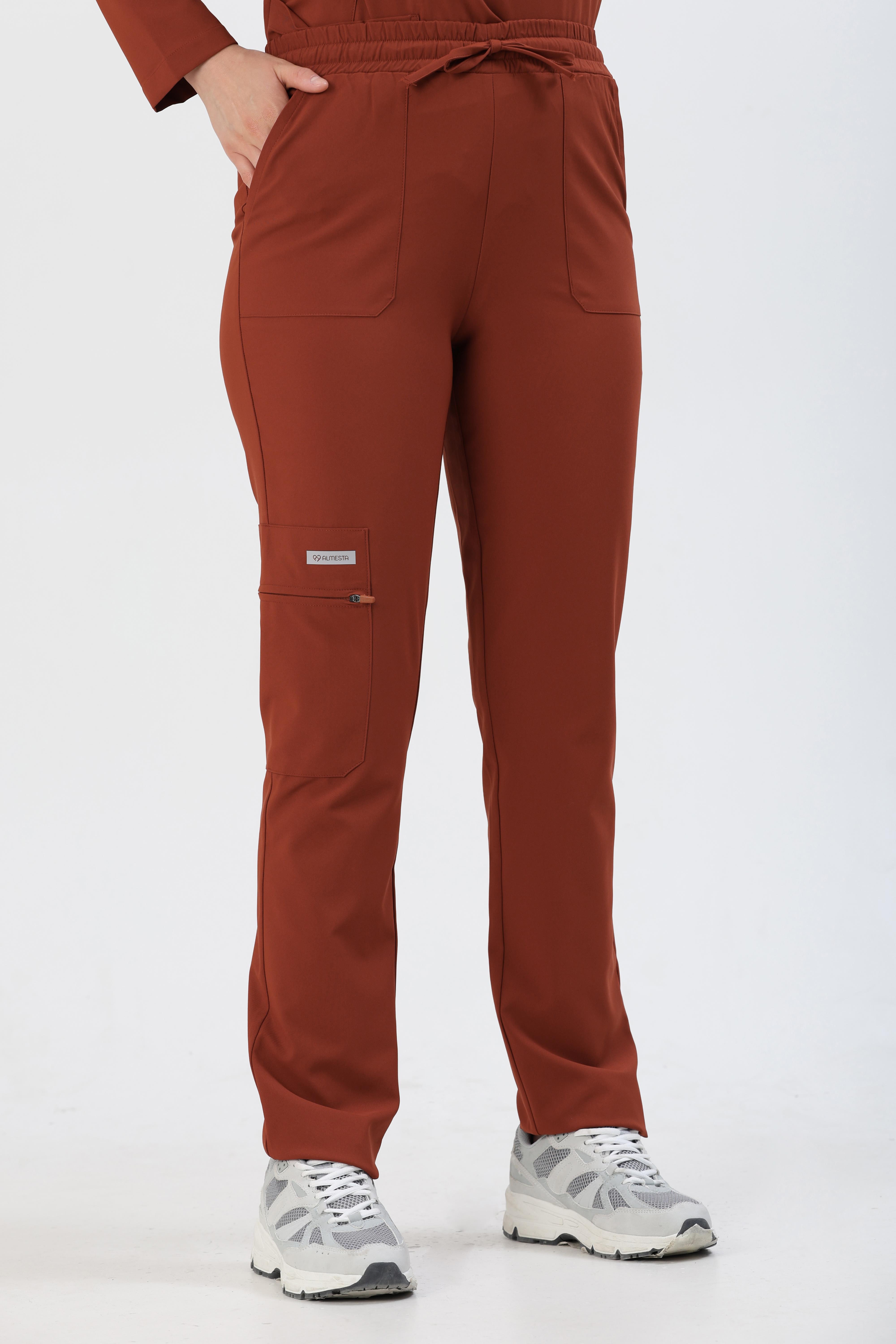 Premium PERLA926 Cerrahi Pantolon - Kiremit