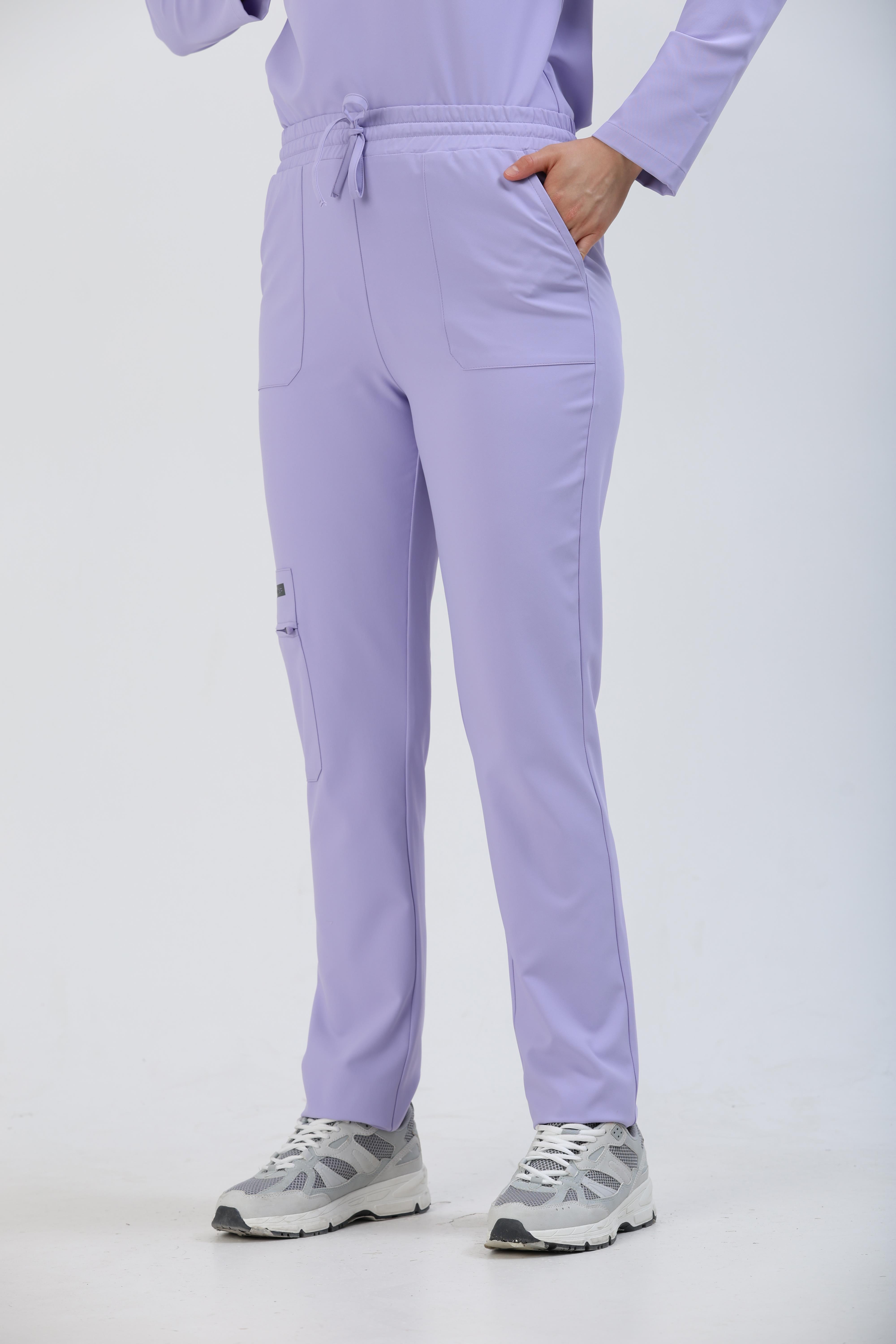 Premium PERLA926 Cerrahi Pantolon - Lila