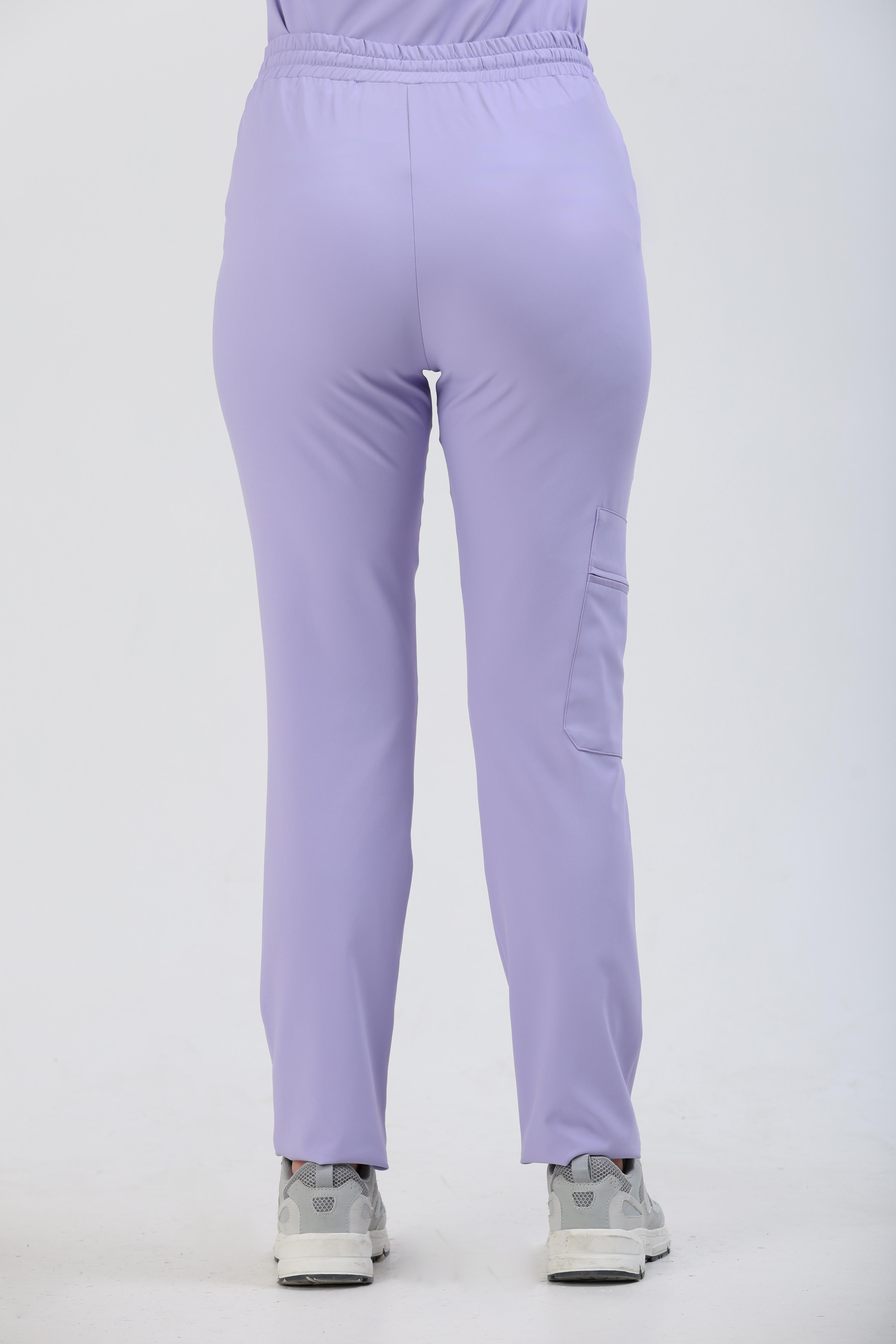 Premium PERLA926 Cerrahi Pantolon - Lila