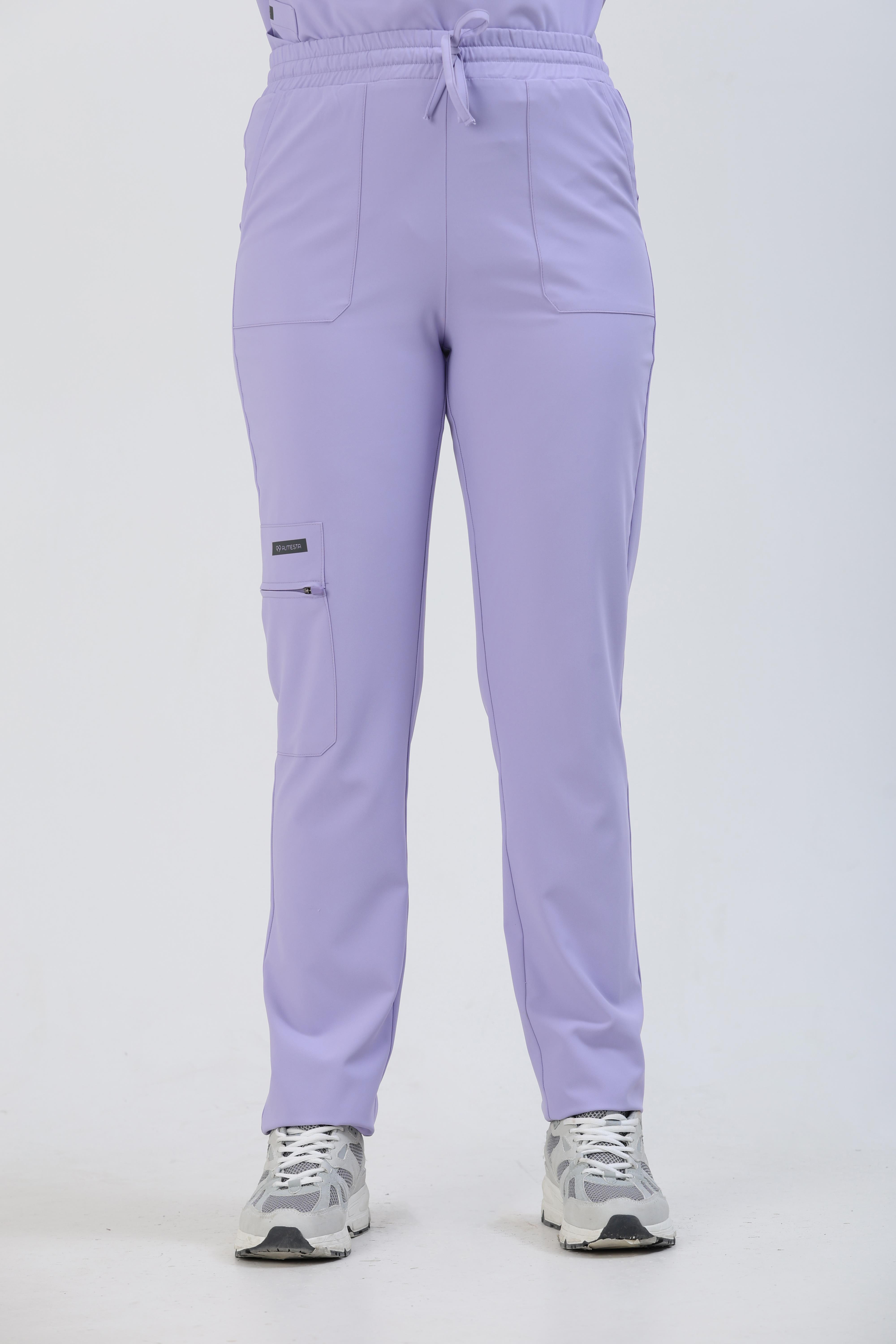 Premium PERLA926 Cerrahi Pantolon - Lila