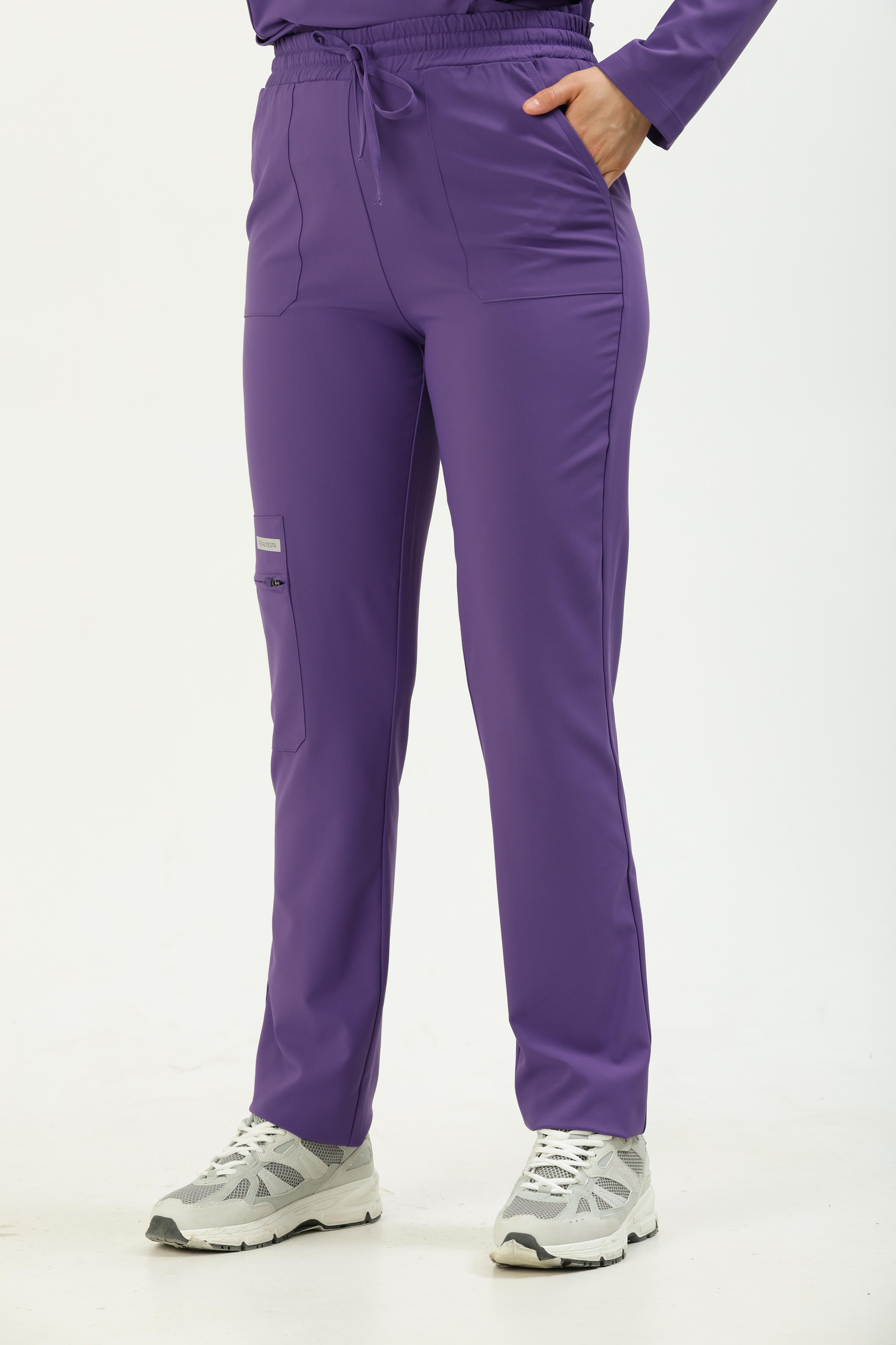 Premium PERLA926 Cerrahi Pantolon - Mor