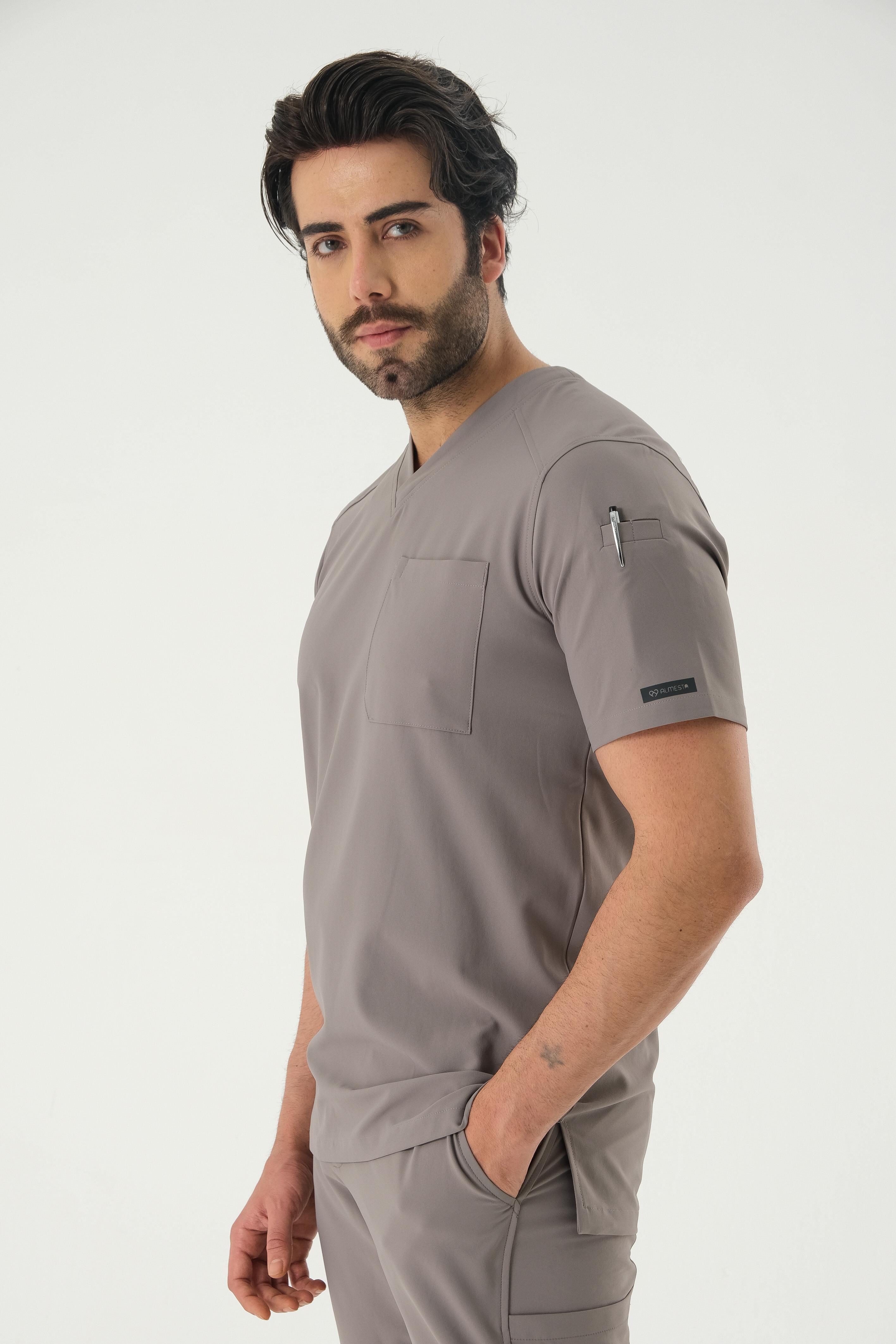 Premium POINTE Cerrahi Üst - Gri