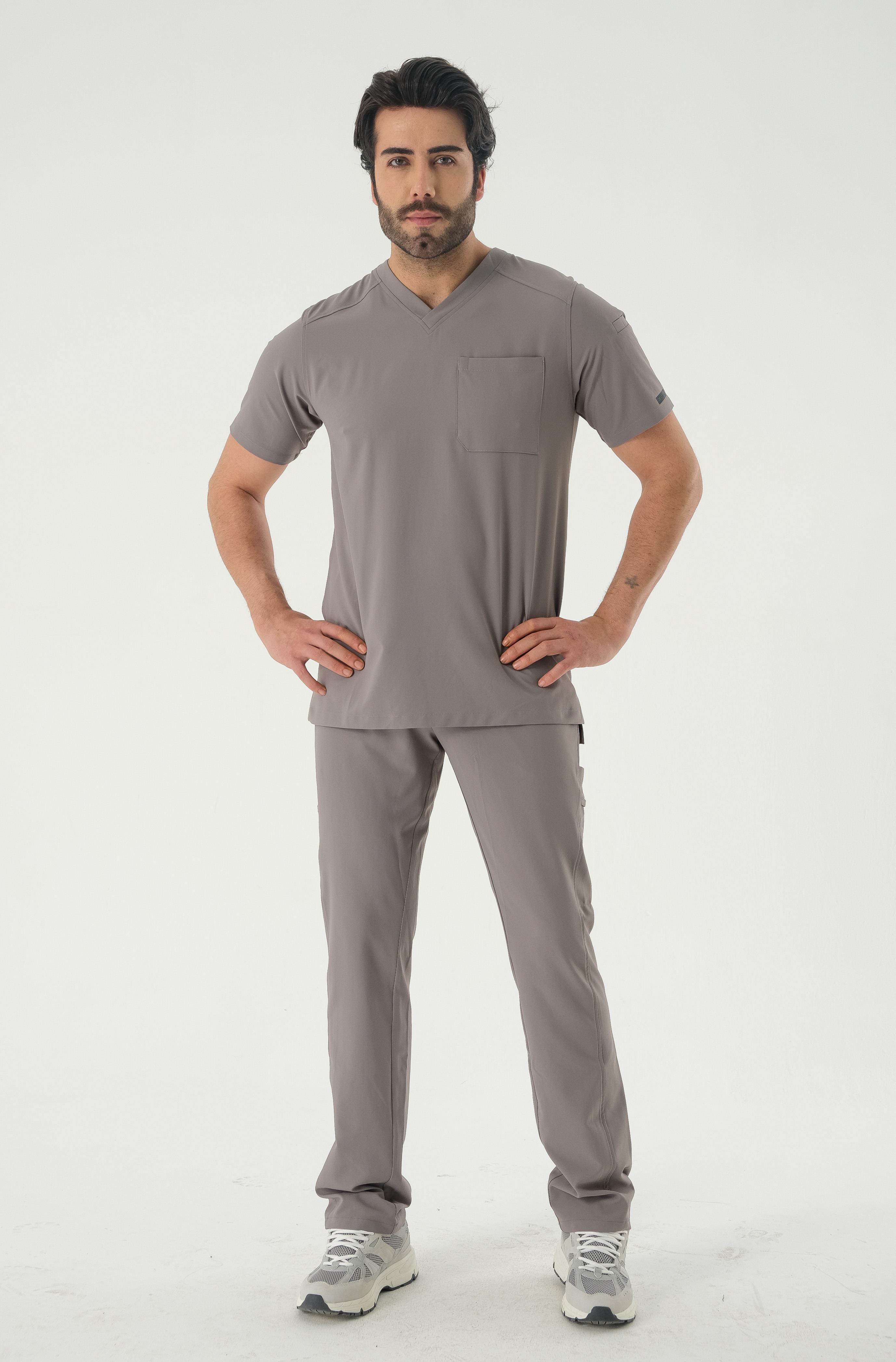 Premium POINTE-DRIVE TWO Erkek Cerrahi Takım - Gri