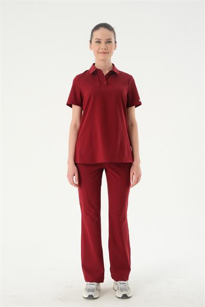 Premium AGNES Cerrahi Pantolon - Bordo