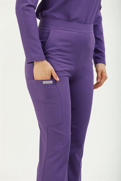 Premium AGNES Cerrahi Pantolon - Mor