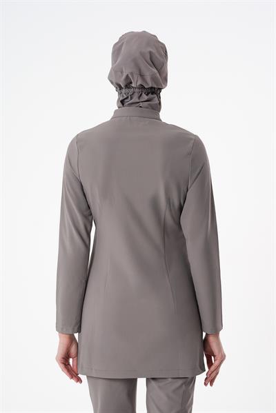 Premium ALLEGRA Cerrahi Tesettür Üst - Gri