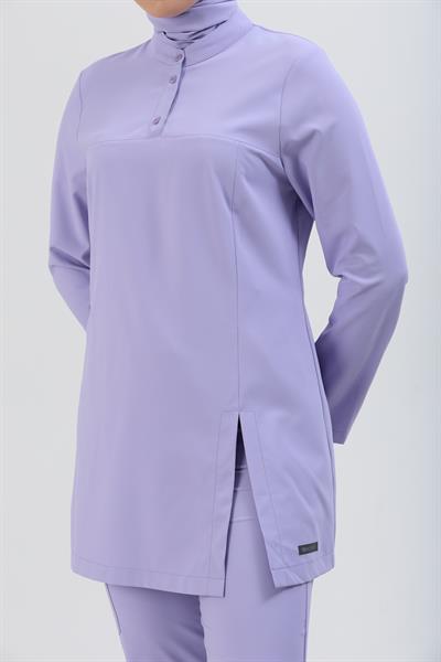 Premium ALLEGRA Cerrahi Tesettür Üst - Lila