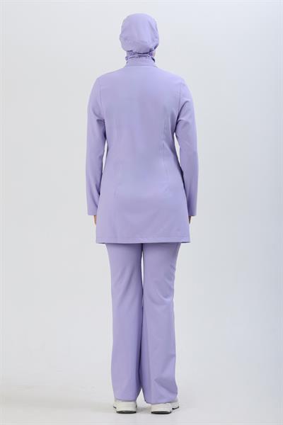 Premium ALLEGRA Cerrahi Tesettür Üst - Lila