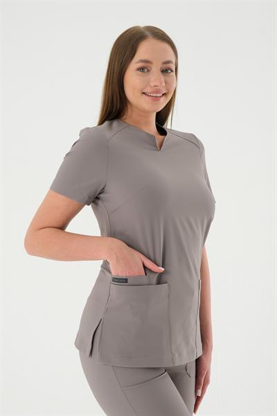 Premium ASEL798 Cerrahi Üst - Gri