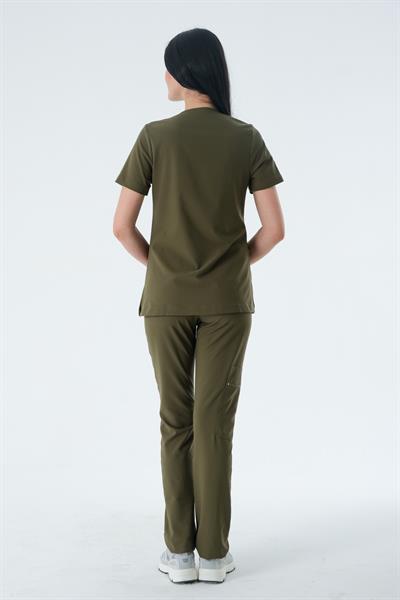 Premium ASEL798 Cerrahi Üst - Haki Yeşil