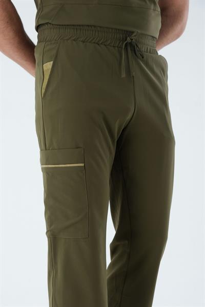 Premium AZE 968 Cerrahi Pantolon - Haki Yeşil