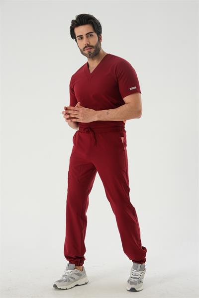 Premium AZE 951-AZE 967 Erkek Cerrahi Takım - Bordo