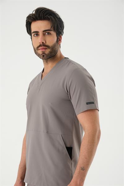 Premium AZE 951-AZE 967 Erkek Cerrahi Takım - Gri