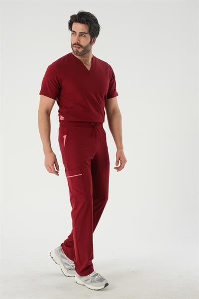 Premium AZE 951-AZE 968 Erkek Cerrahi Takım - Bordo