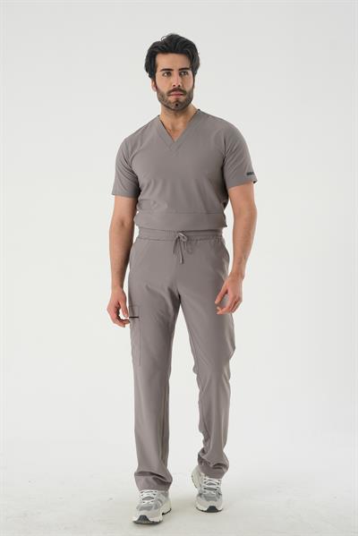 Premium AZE 951-AZE 968 Erkek Cerrahi Takım - Gri