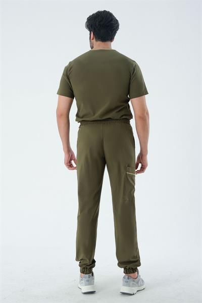 Premium AZE 967 Cerrahi Pantolon - Haki Yeşil