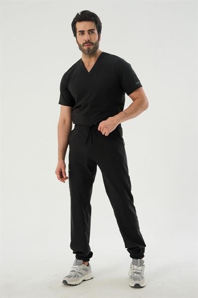 Premium AZE 967 Cerrahi Pantolon - Siyah
